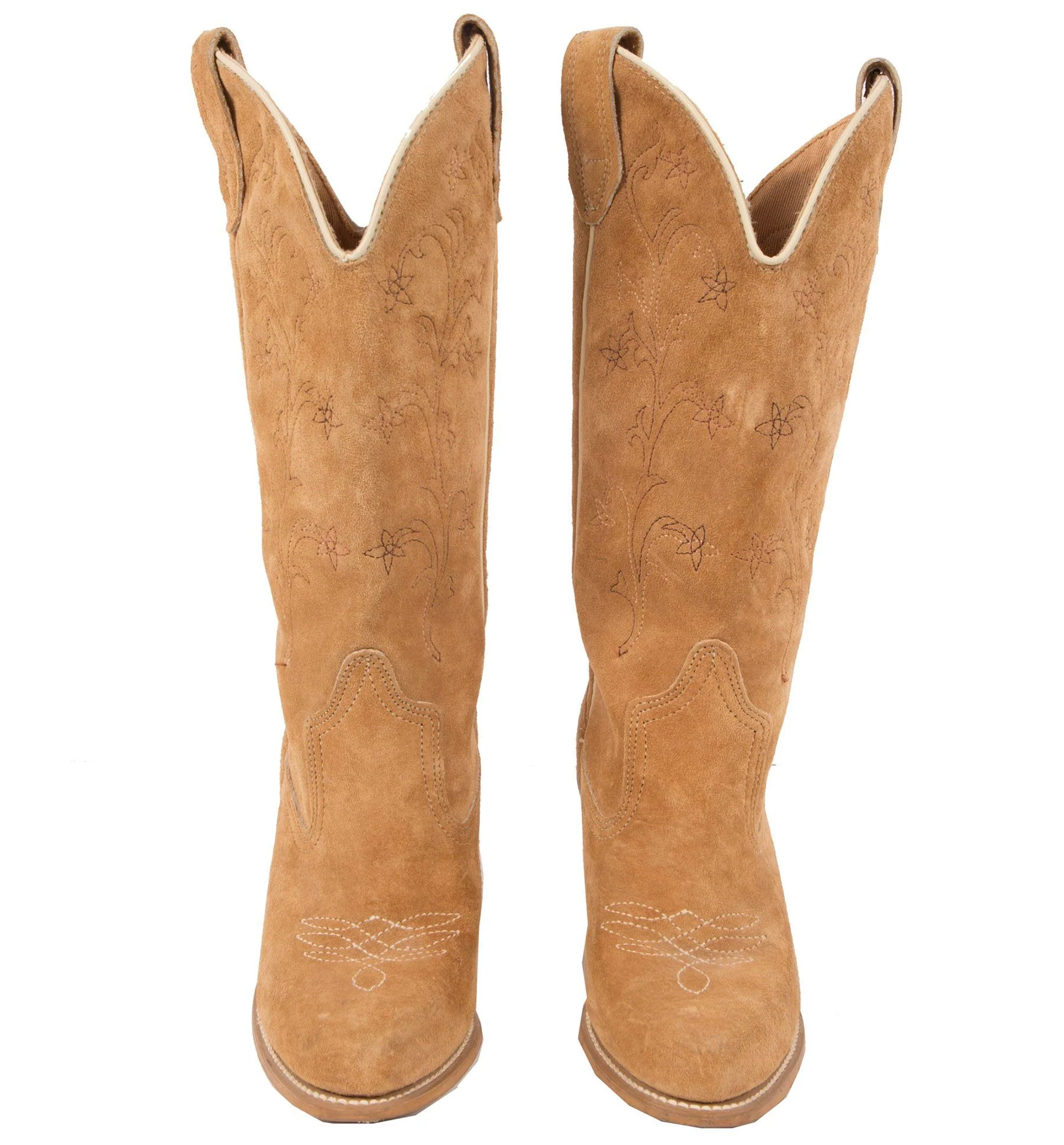 Womens 70's Wolverine Tan Boots - Image 2