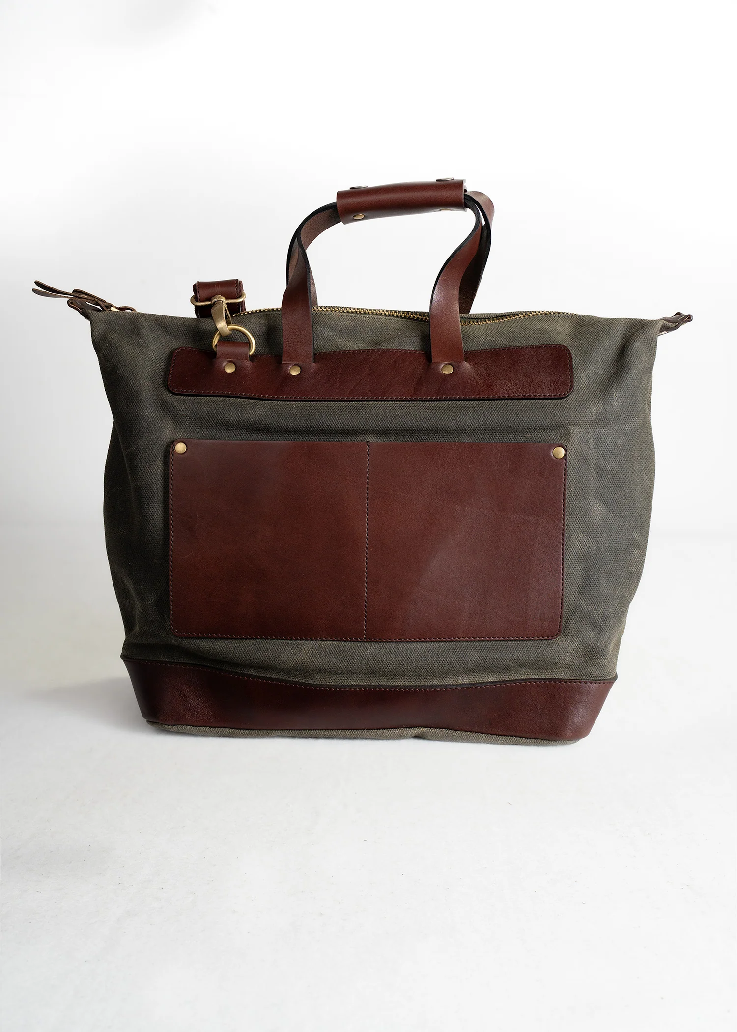 Waxed Canvas Tote Bag - Image 2
