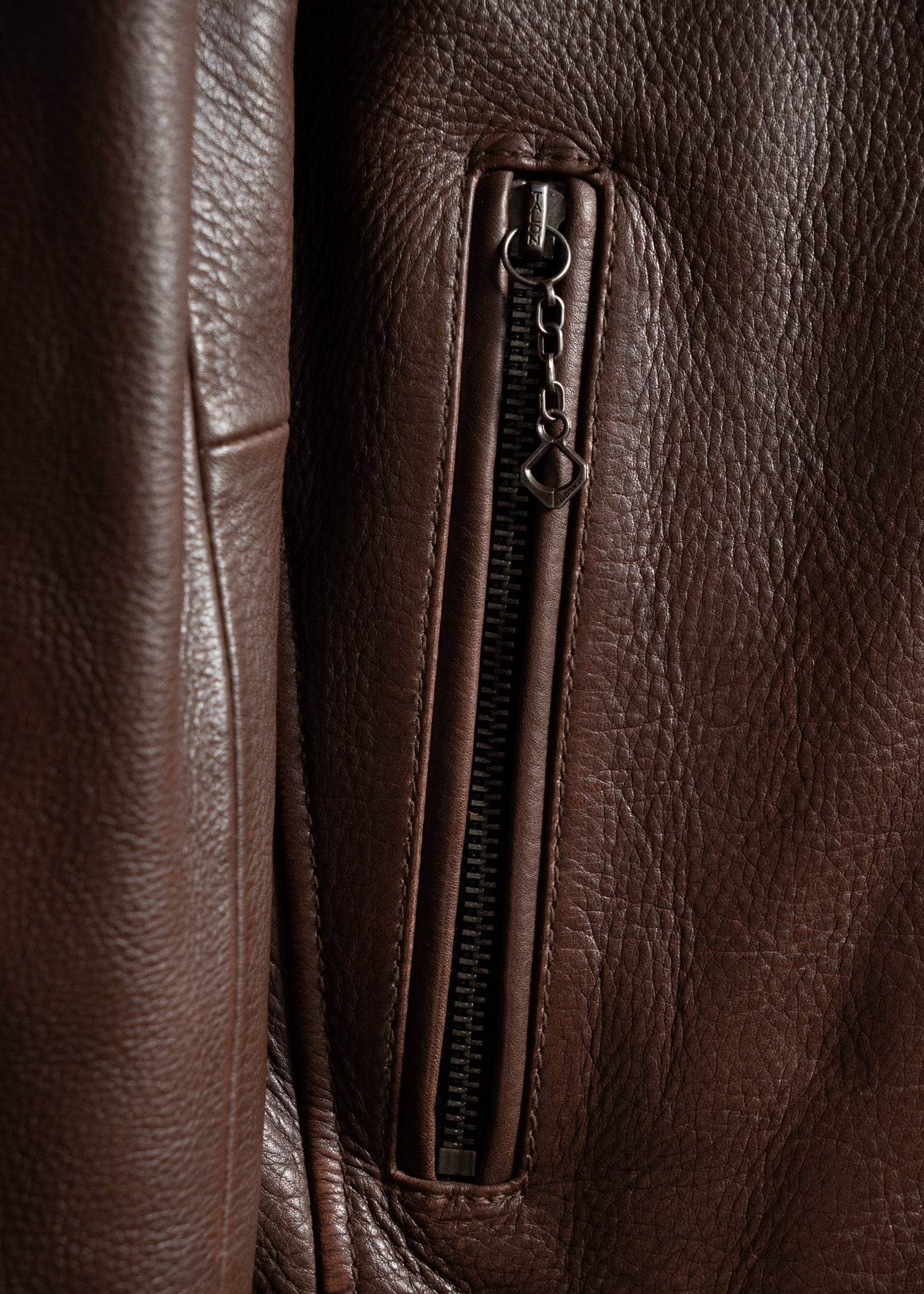 Bryce Cow Leather Jacket - Image 7