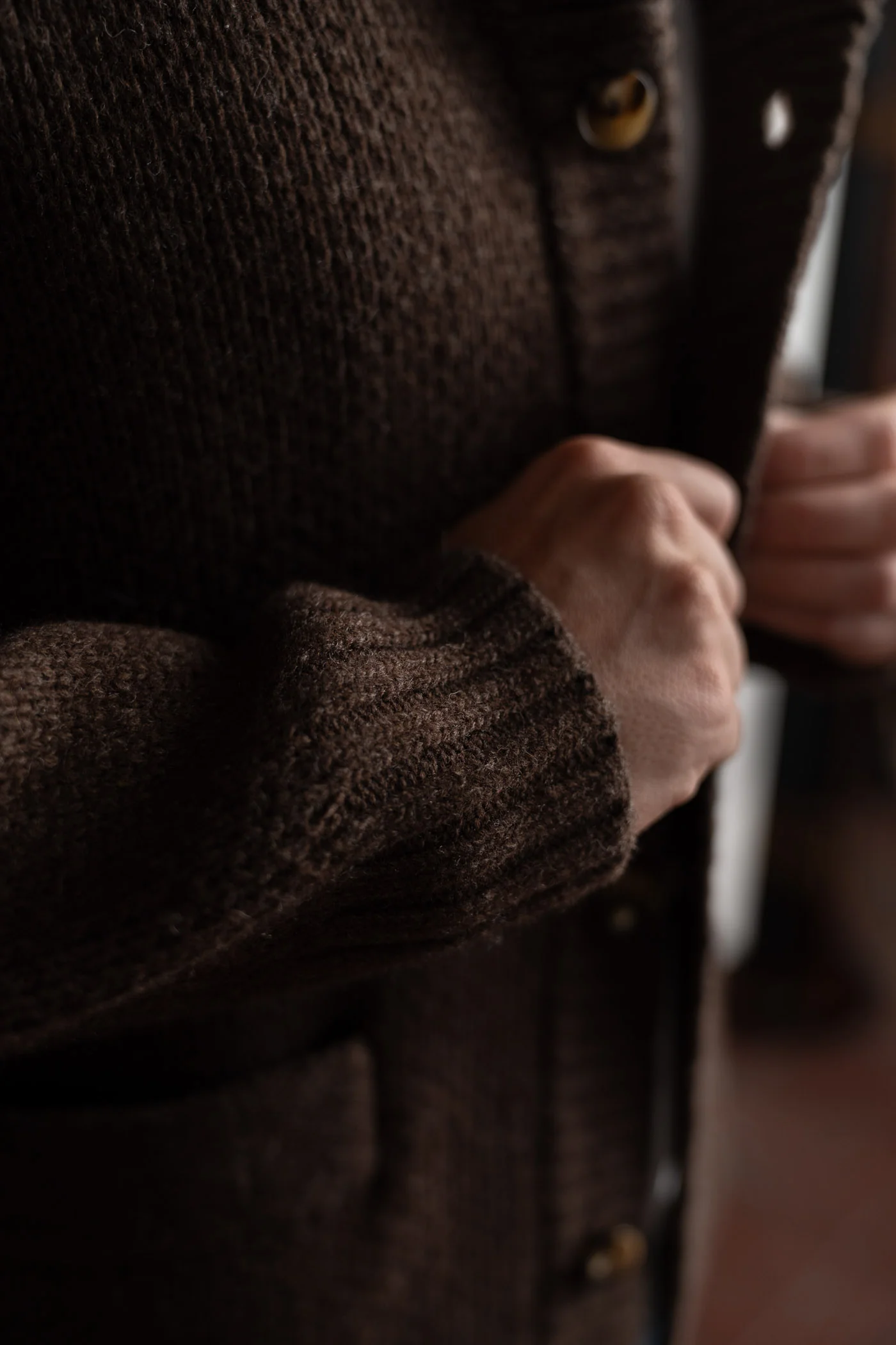Cabin Shawl Collar Sweater - Image 6