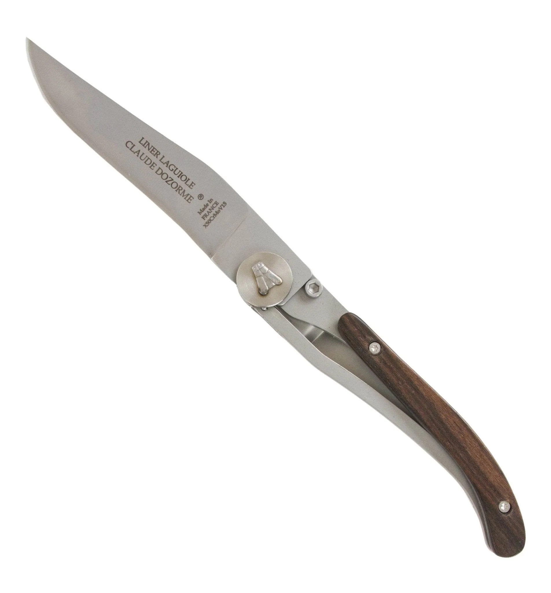 Claude Dozorme - Thiers Linerlock Knife, Rosewood