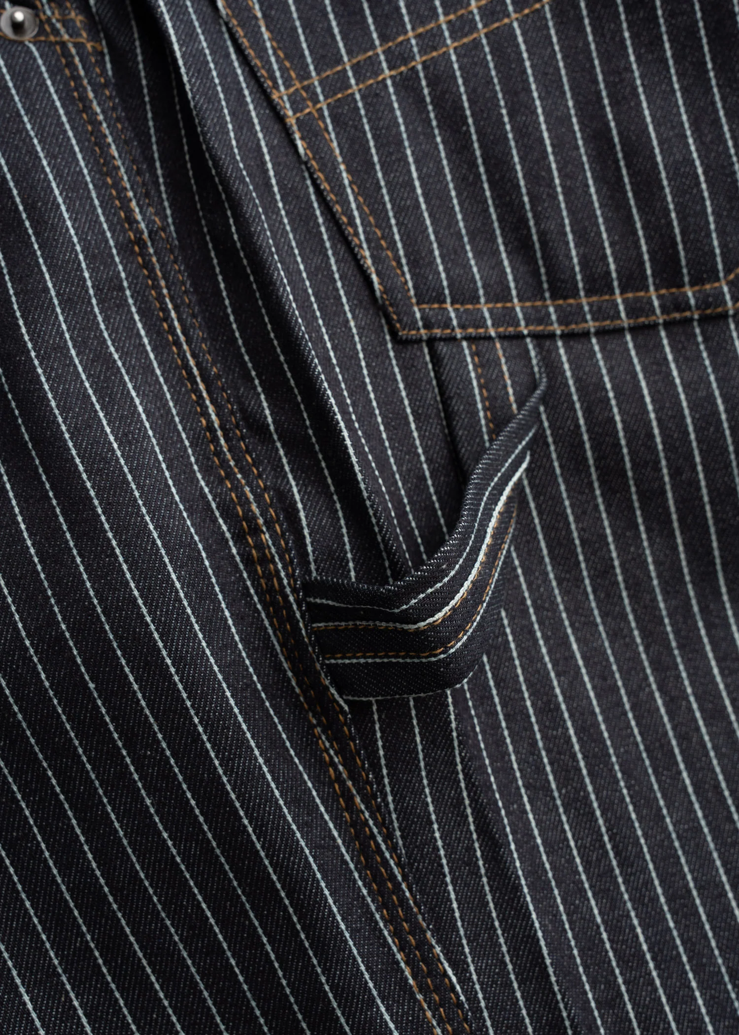 Dennis Striped Denim Short - Image 10