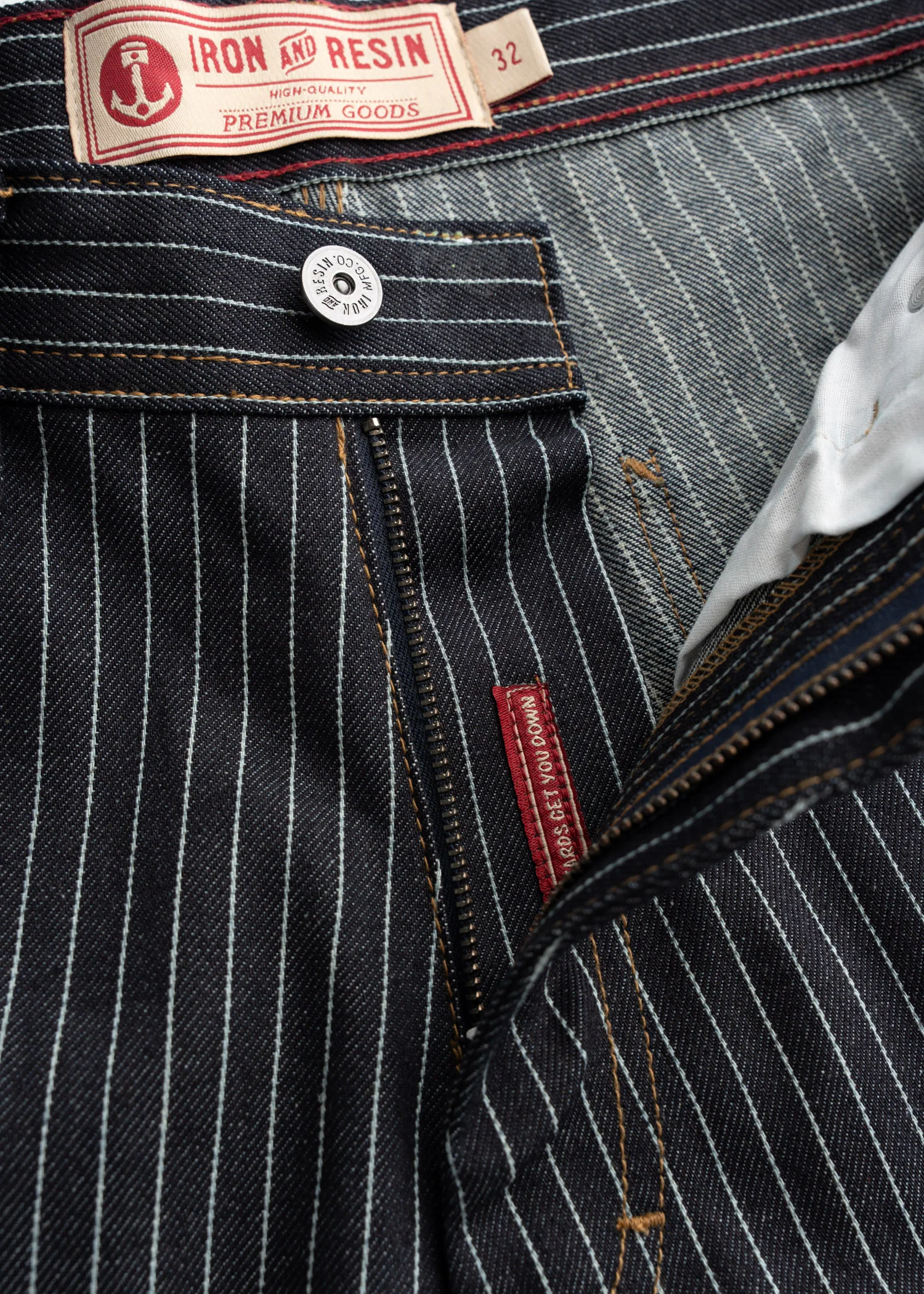 Dennis Striped Denim Short - Image 7