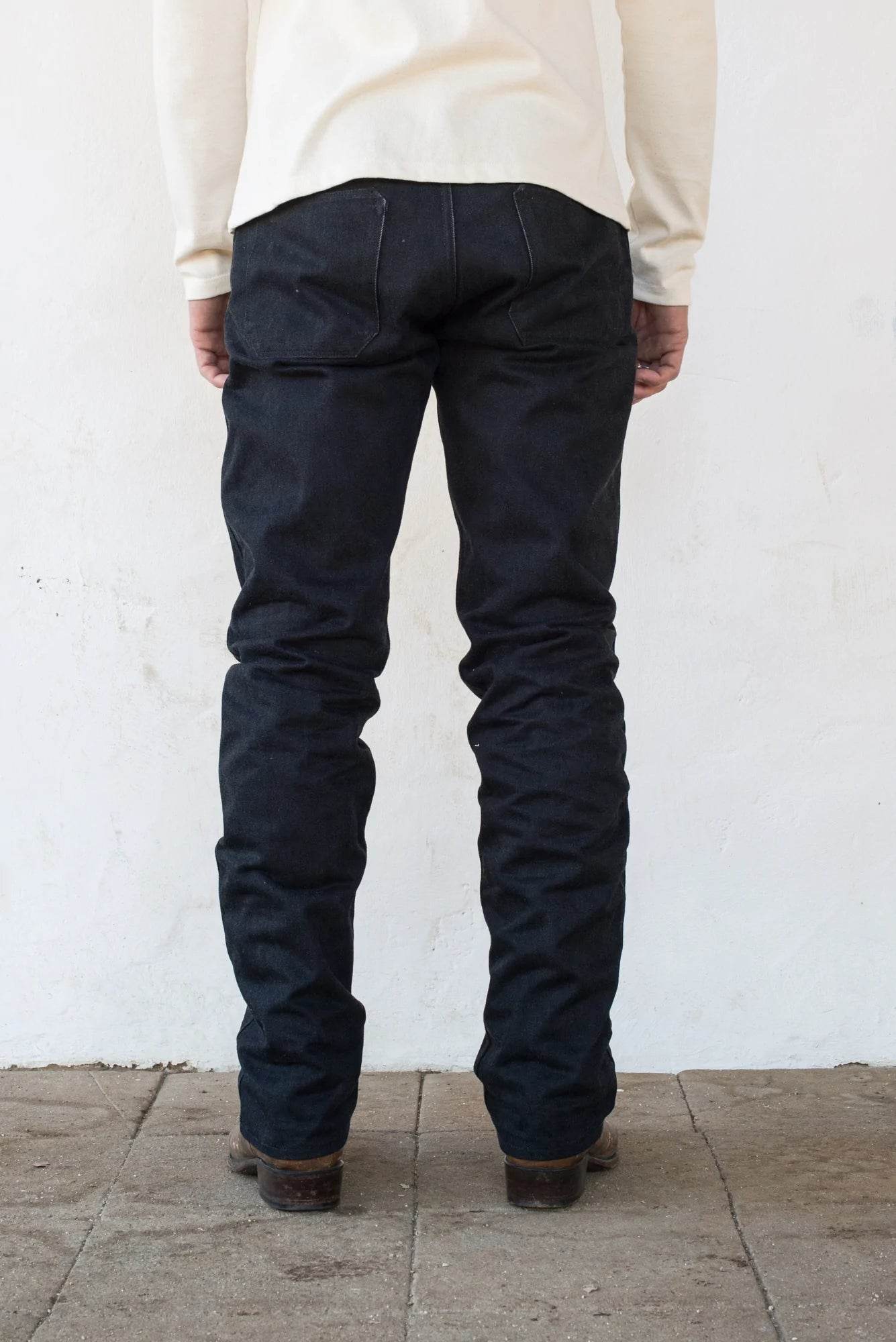 Freenote Wilkes Western Cut 15 oz. Blue Brown - Image 3