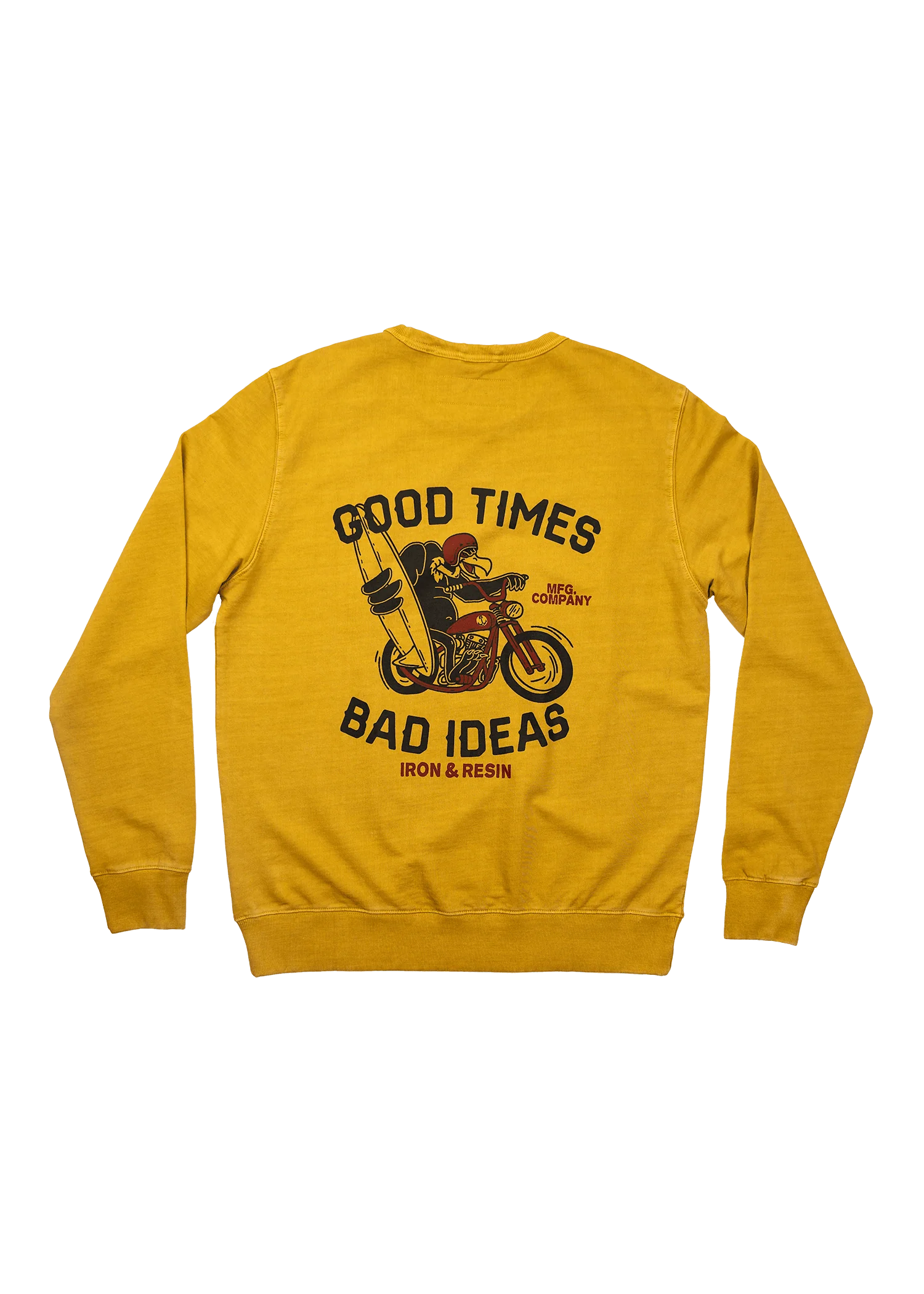 Good Times Bad Ideas Crewneck - Image 2