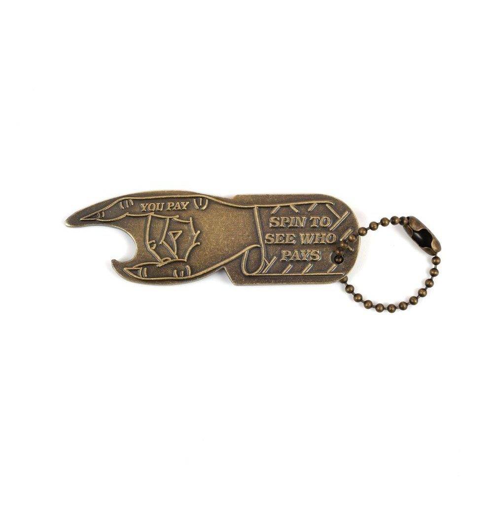 Good Worth Spinner Bottle Opener - Antique Bronze