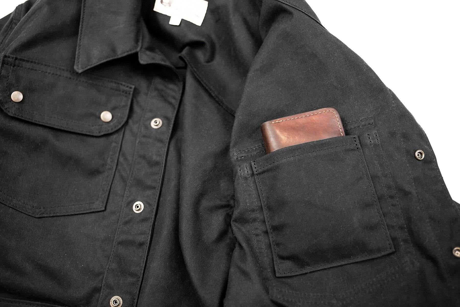 Great Northern Waxed Canvas Jacket - Black - Image 4