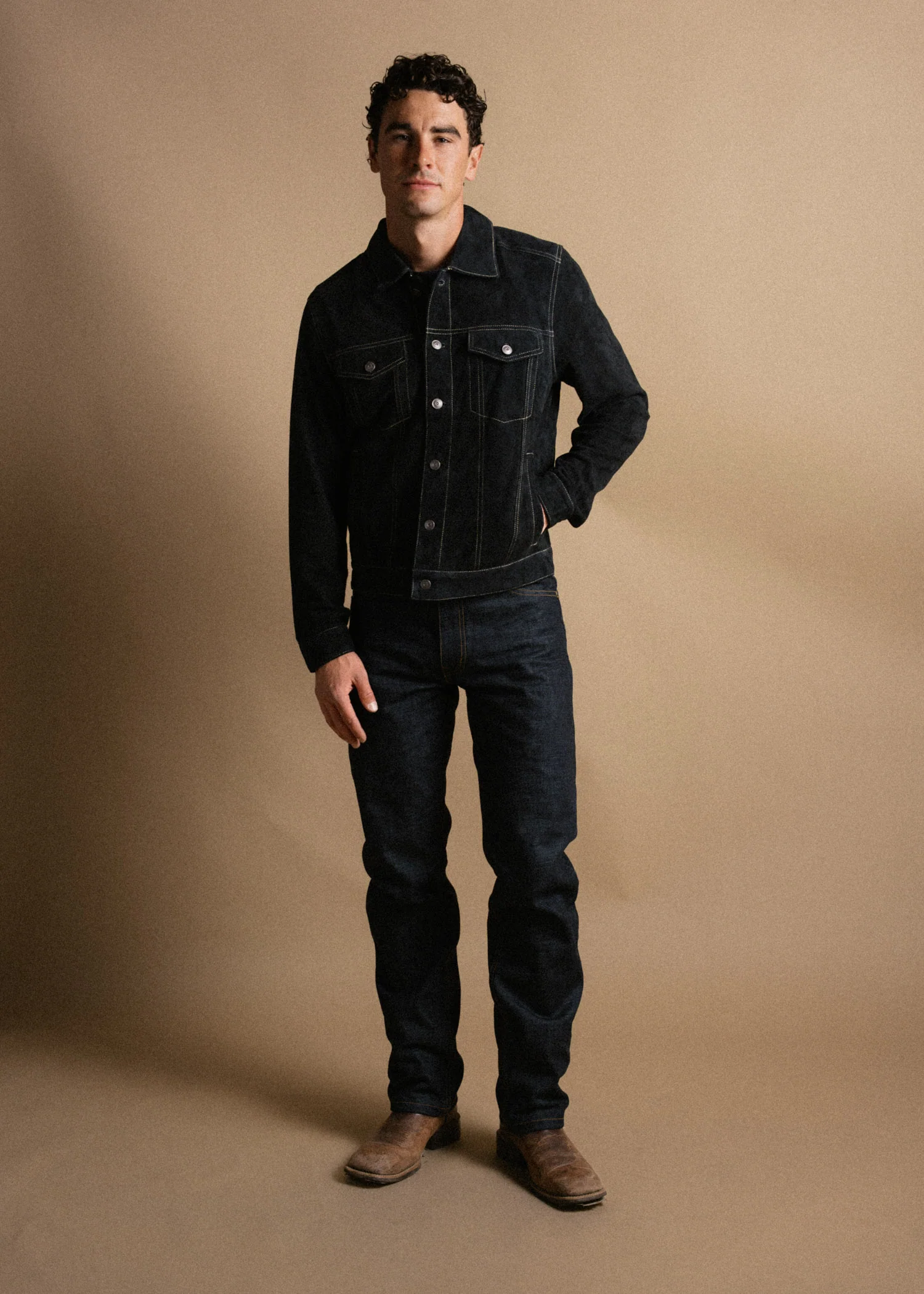 Highwayman Goat Suede Jacket - Image 4