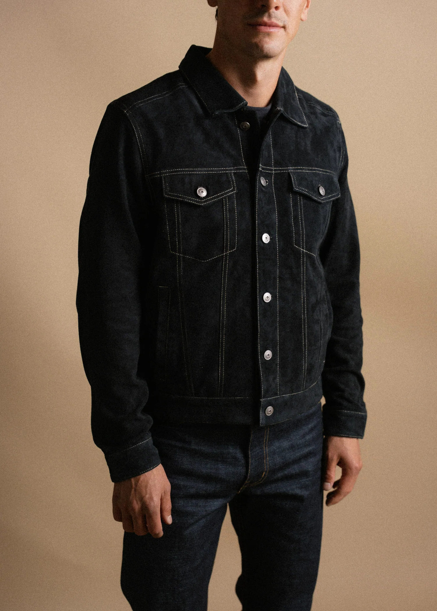 Highwayman Goat Suede Jacket - Image 5