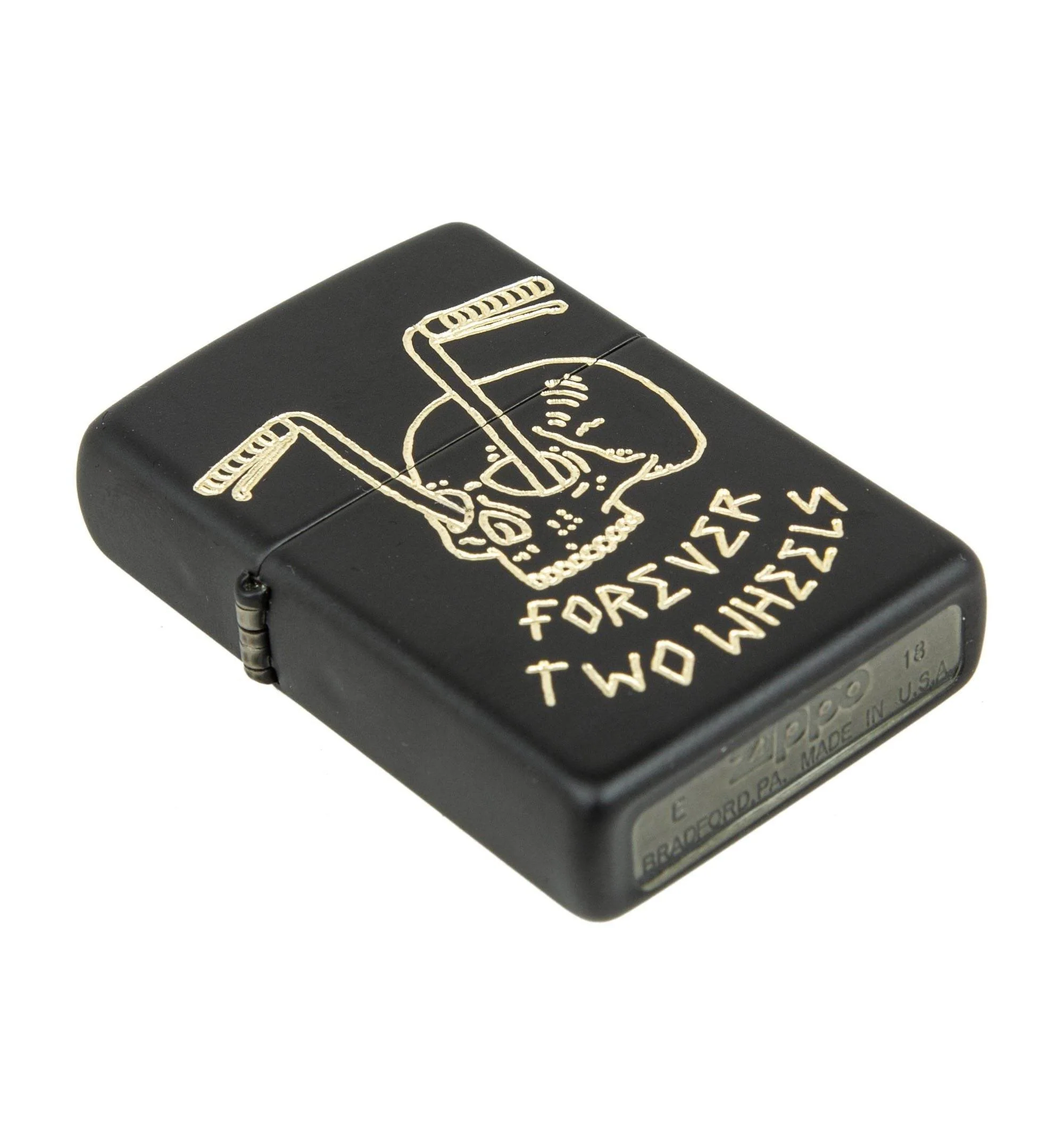 Hyena MFG Zippo, Forever Two Wheels - Black - Image 2