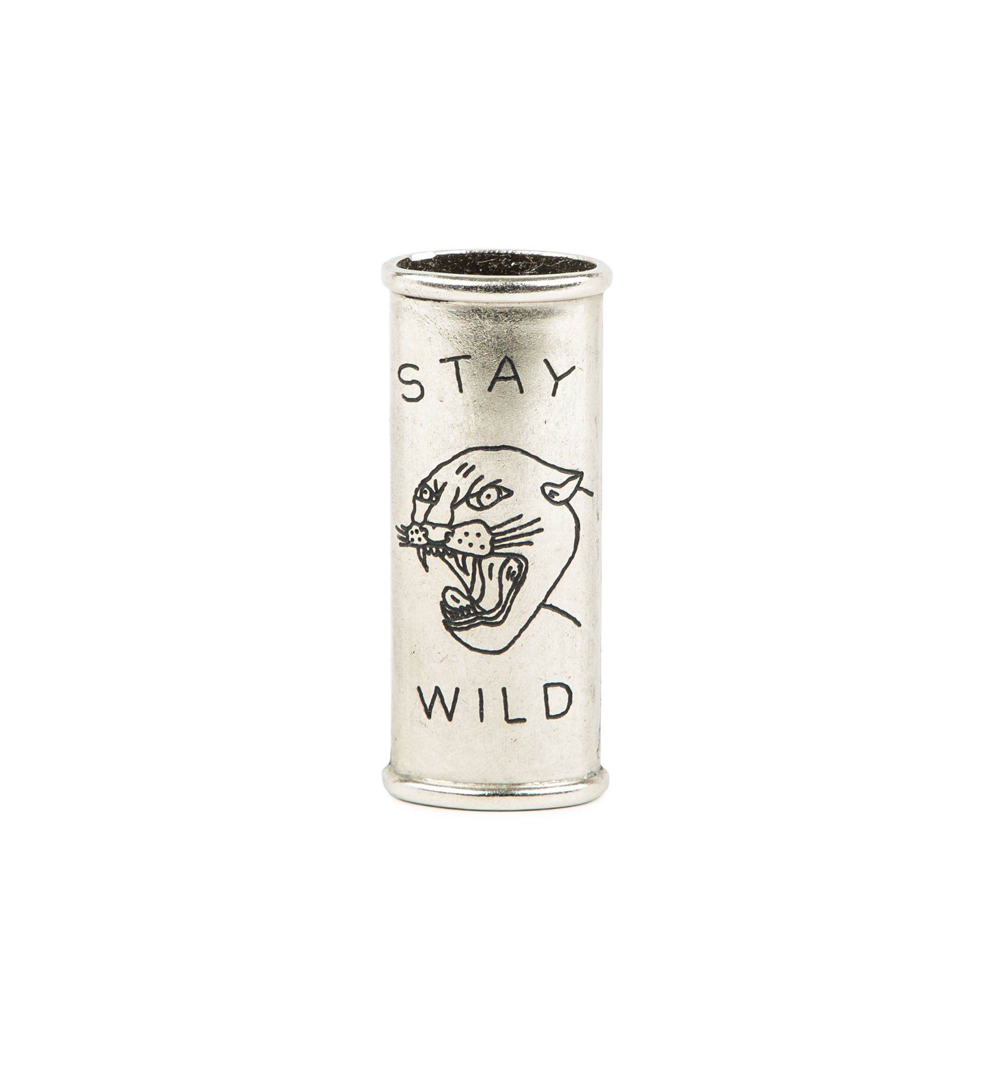 Hyena MFG Lighter Sleeve, Stay Wild - Chrome