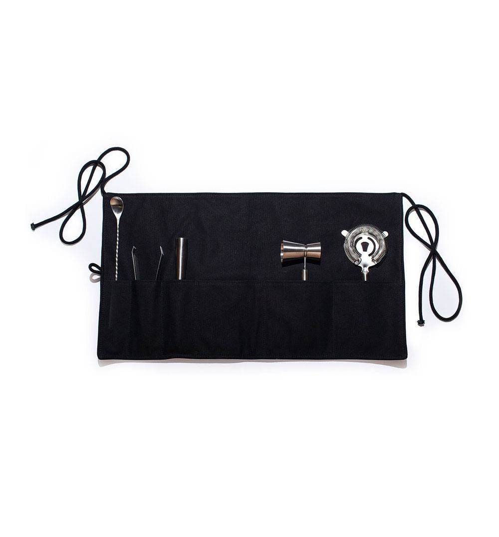 Izola Canvas Bar Apron & Stainless Steel Tools