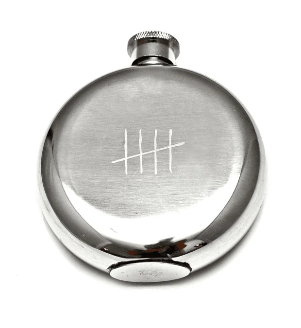 Izola Tick Marks Flask 5oz