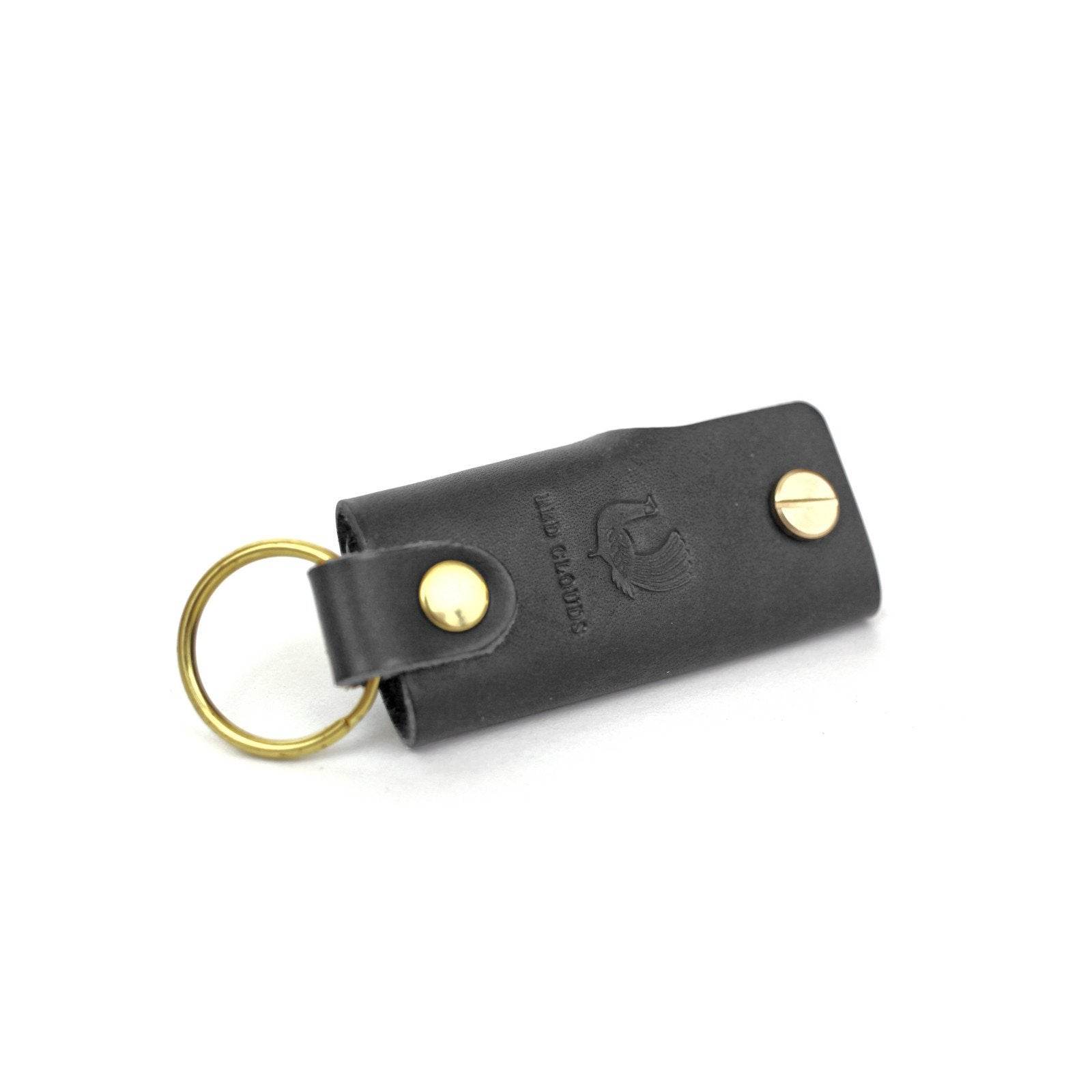 Leather Key Case - Black - Image 3