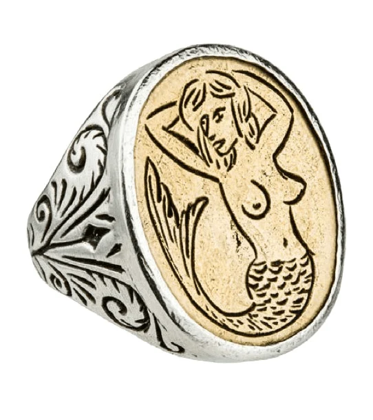 LHN Mermaid Signet Ring