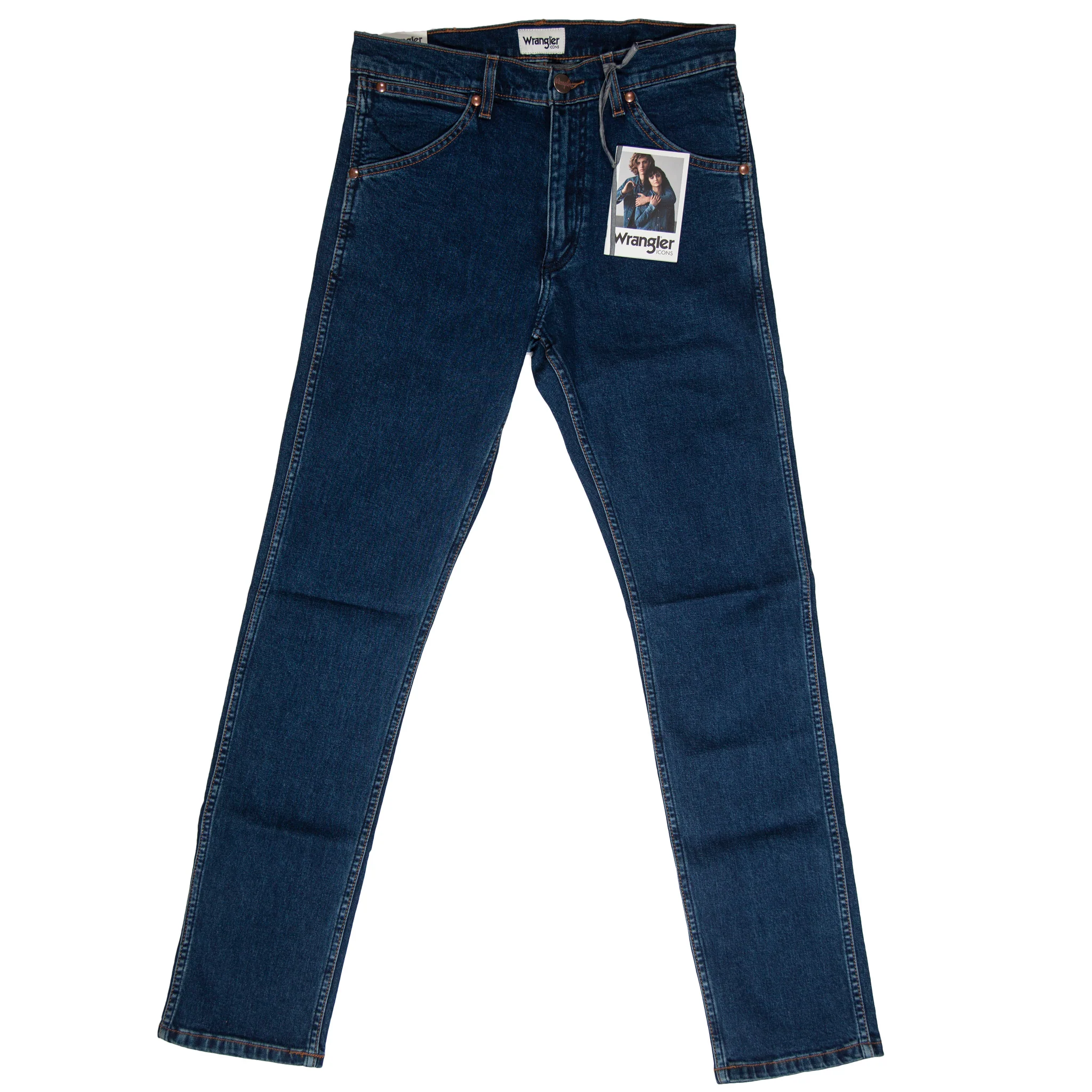 Men's Wrangler Western Zipper Denim Jeans - Image 3