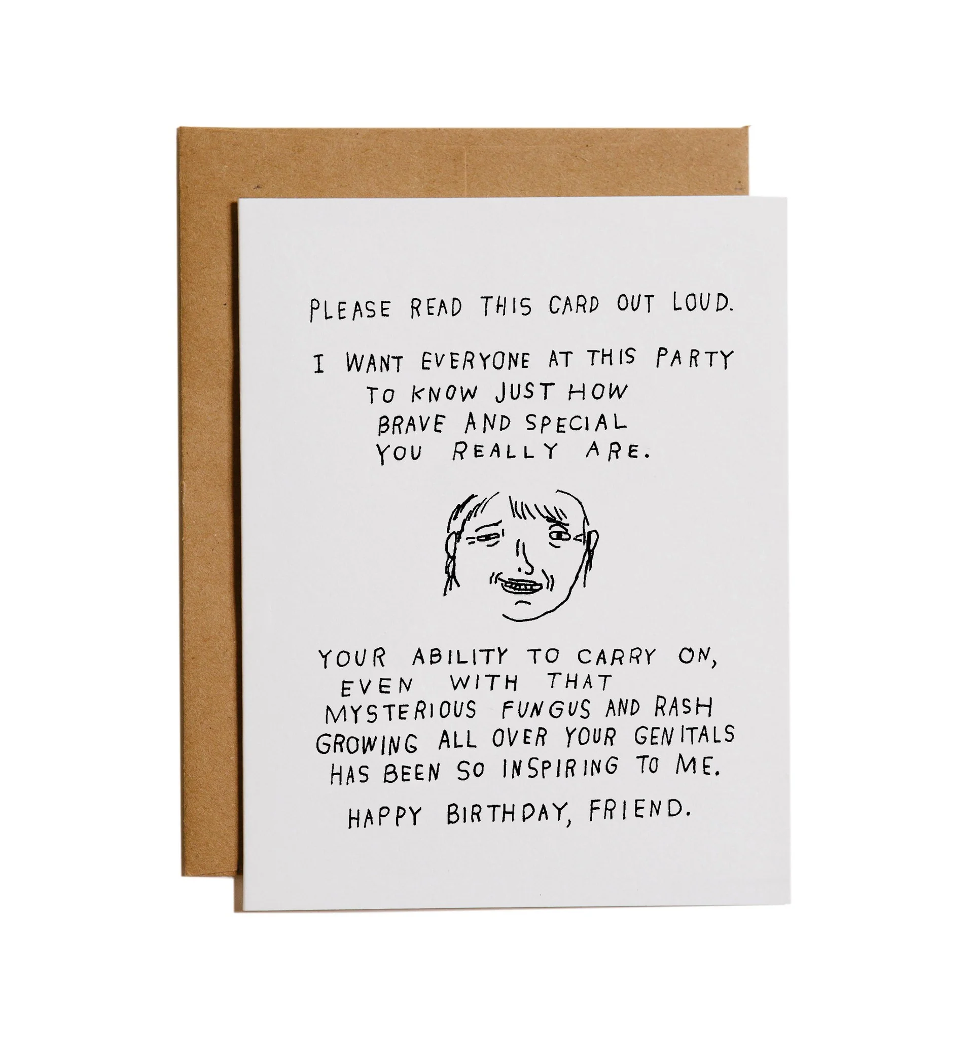 Mountain vs. Plains - Birthday Fungus Card