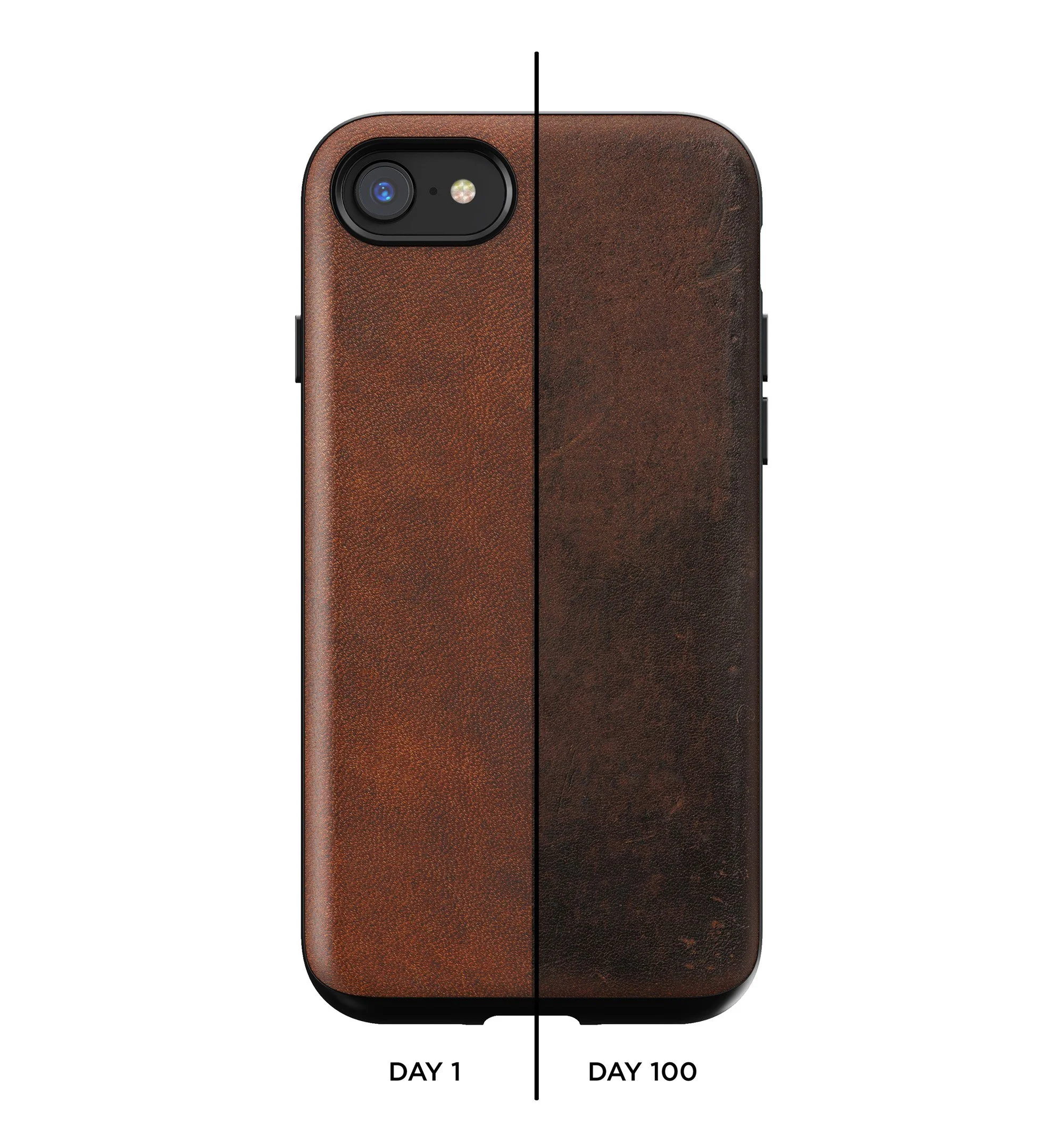 Nomad Rugged Leather Case - Rustic Brown - iPhone 8/7 - Image 7