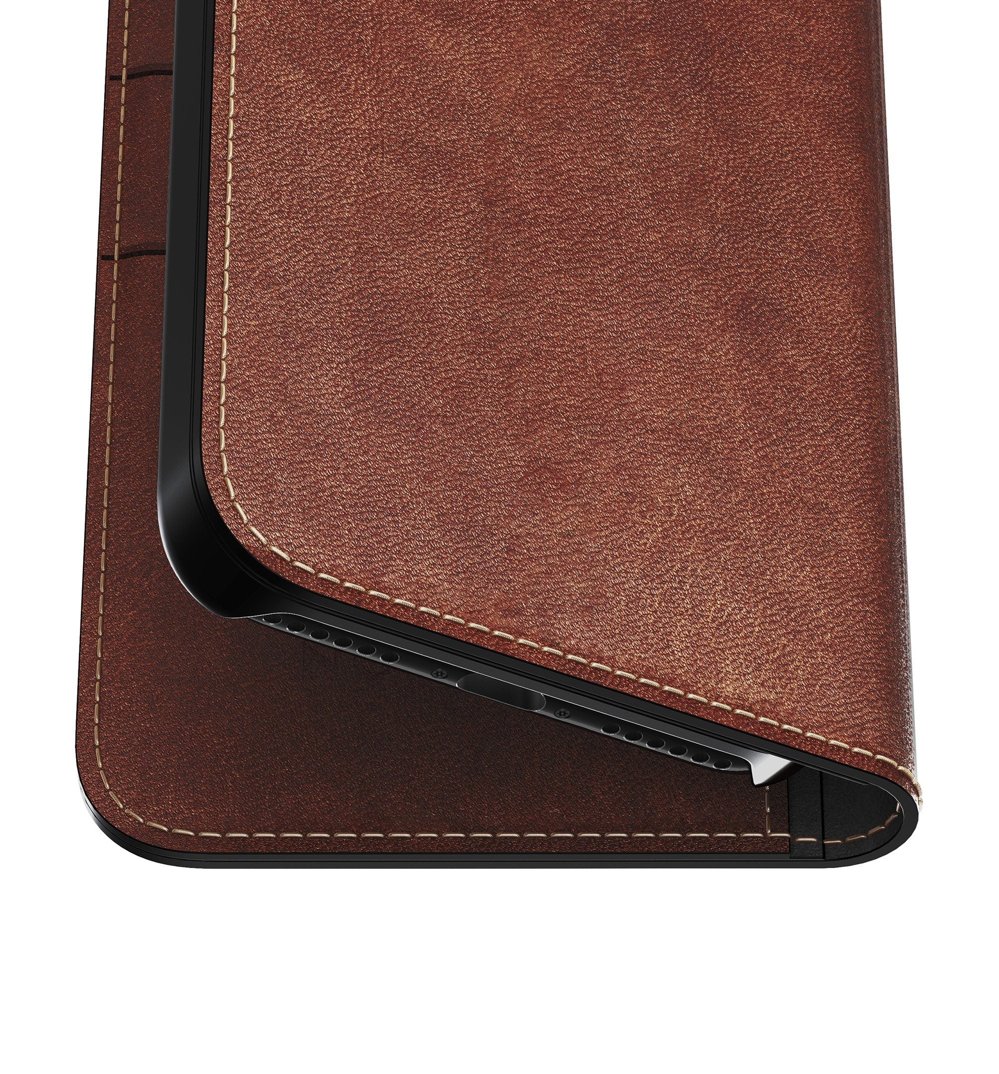 Nomad Traditional Folio Case - Rustic Brown - iPhone 8/7 Plus - Image 6