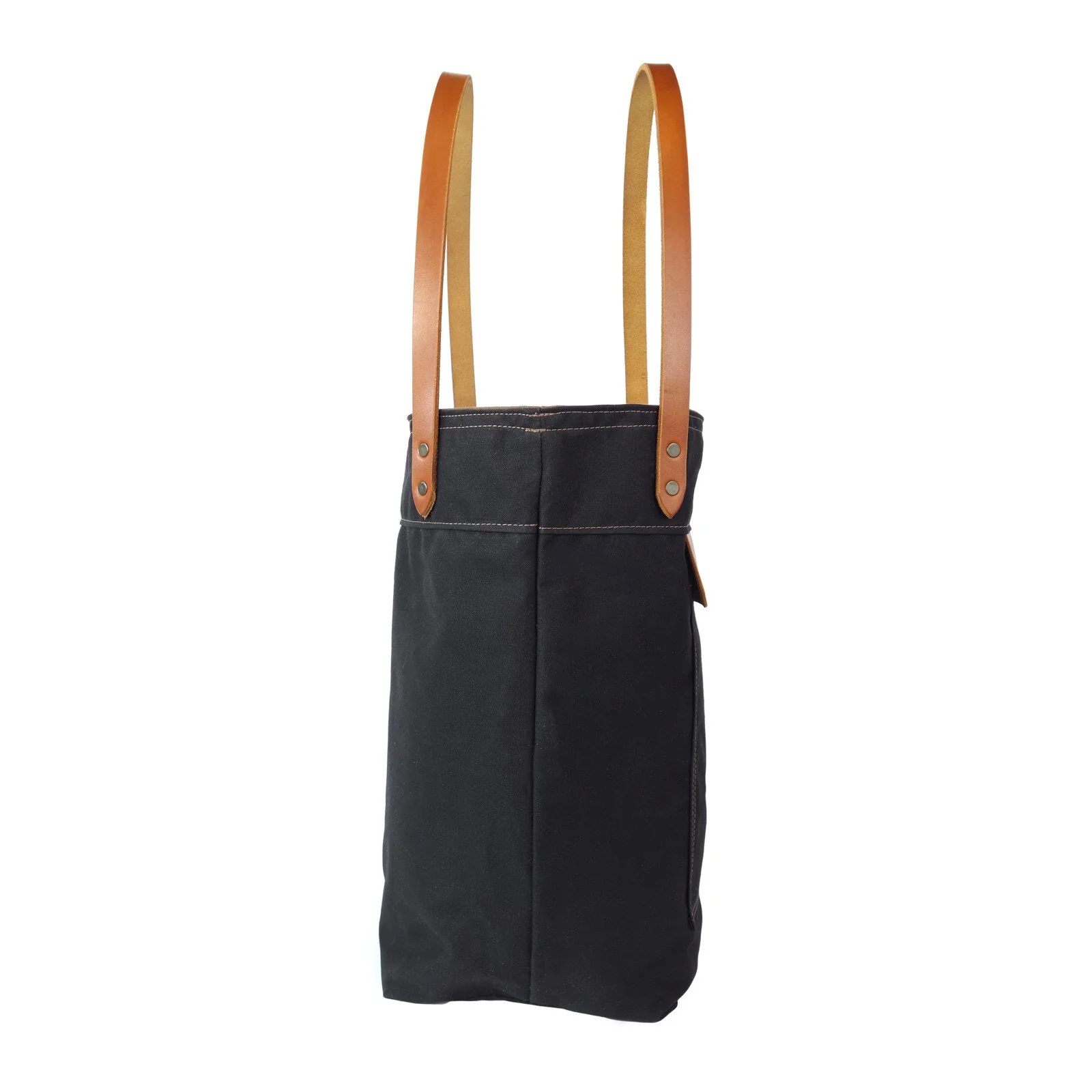 Over the Shoulder Tote Bag - Black - Image 2