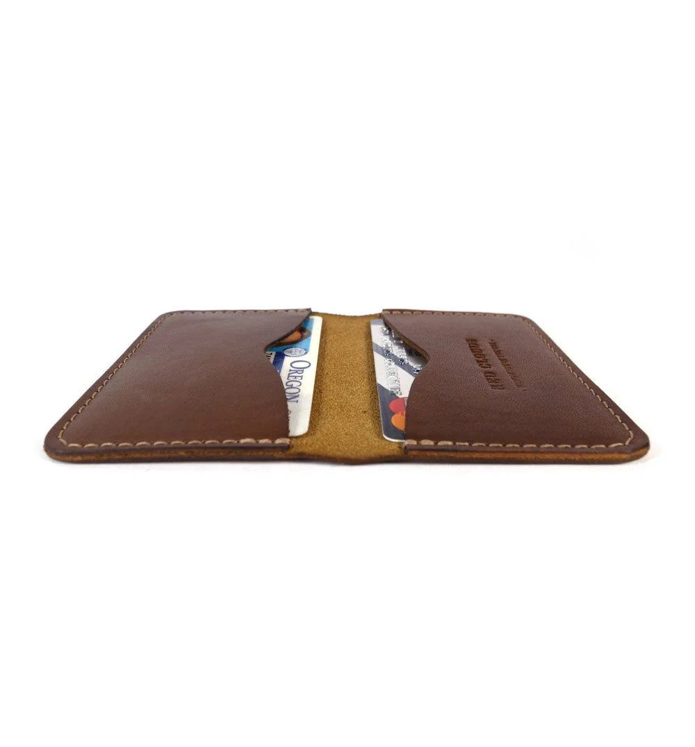 Red Clouds Collective Frontside Horizontal Wallet - Walnut - Image 3