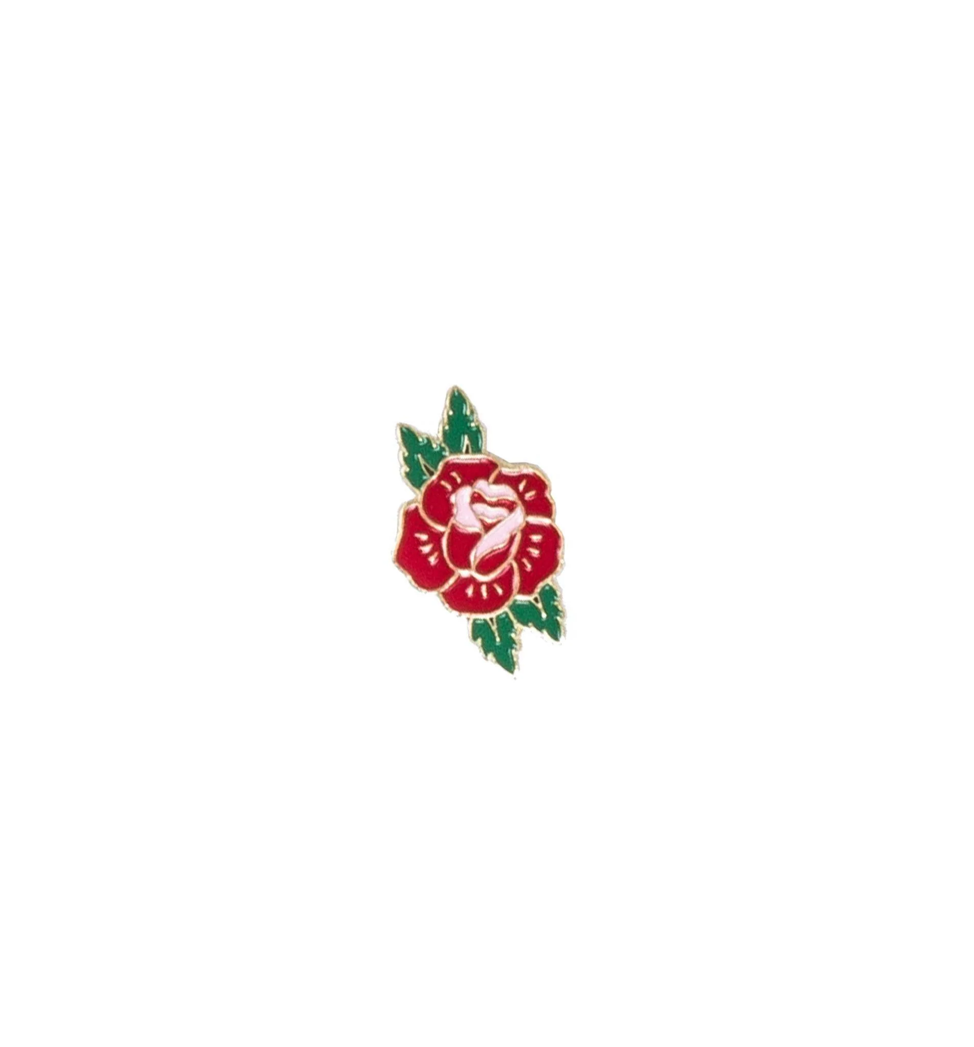 Explorer's Press - Red Rose Pin
