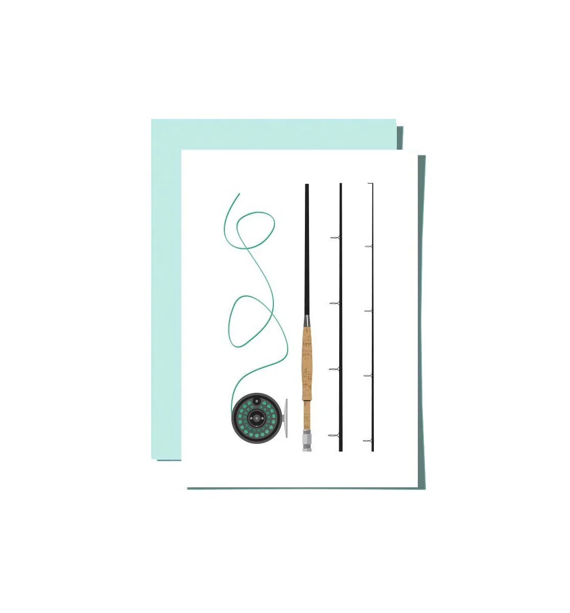 Roo Kee Roo - Fly Rod Card