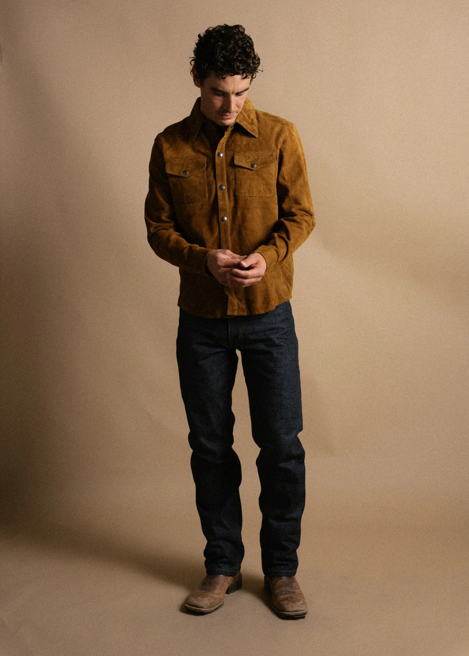 Goat Suede Roughneck Shirt - Image 4