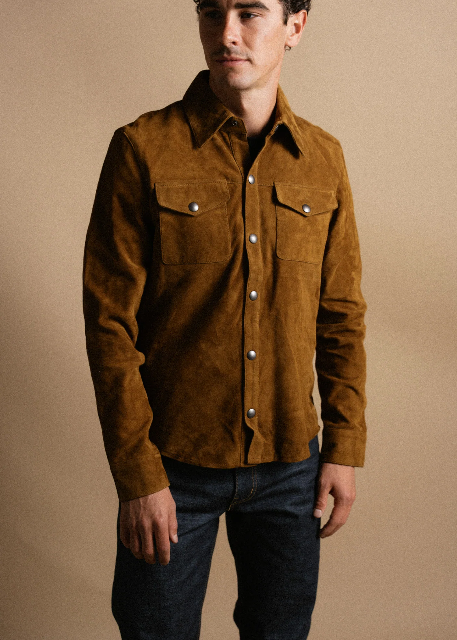 Goat Suede Roughneck Shirt - Image 5