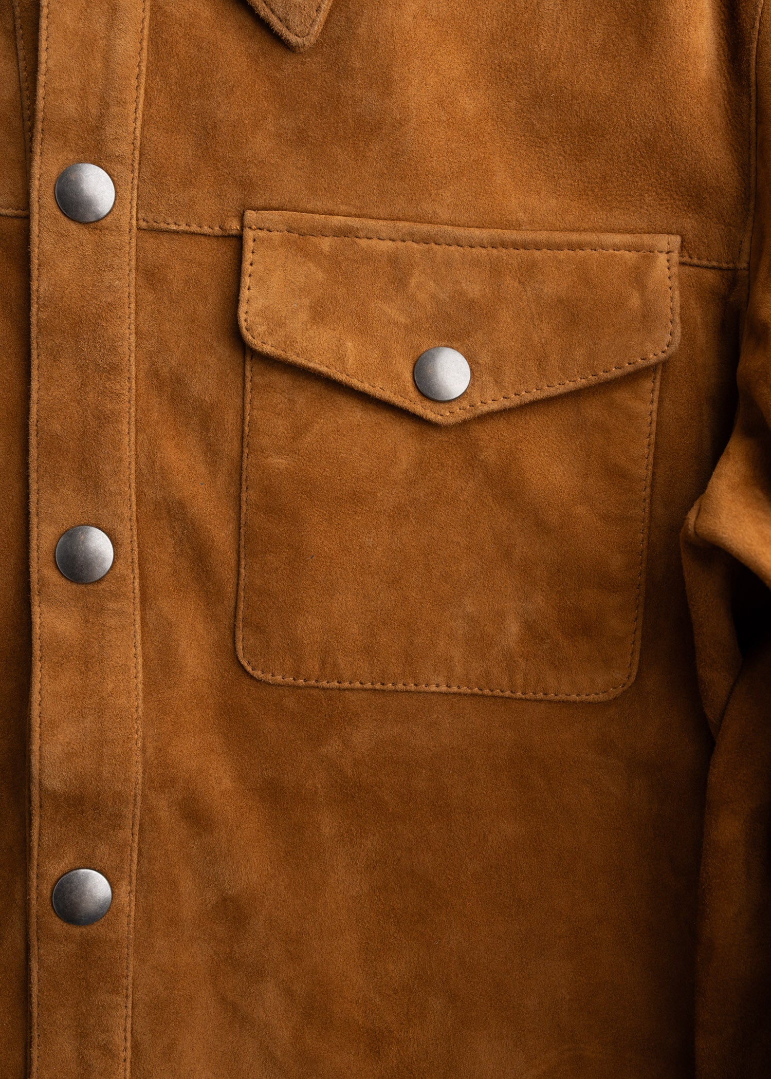 Goat Suede Roughneck Shirt - Image 8