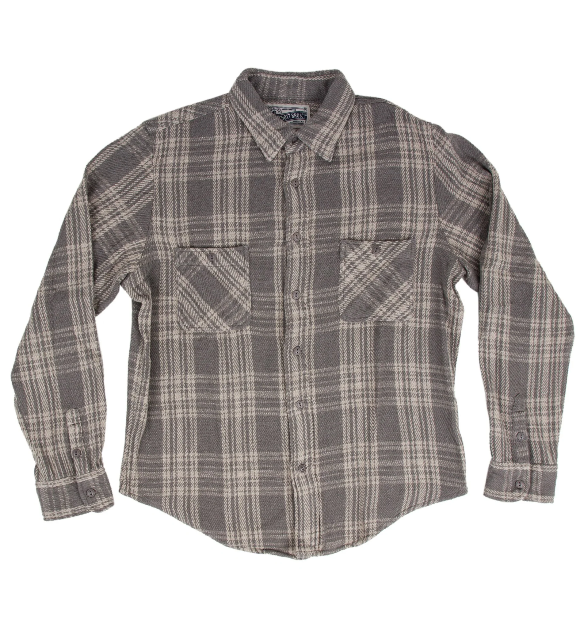 Schott Beefy l/s Flannel Woven Shirt