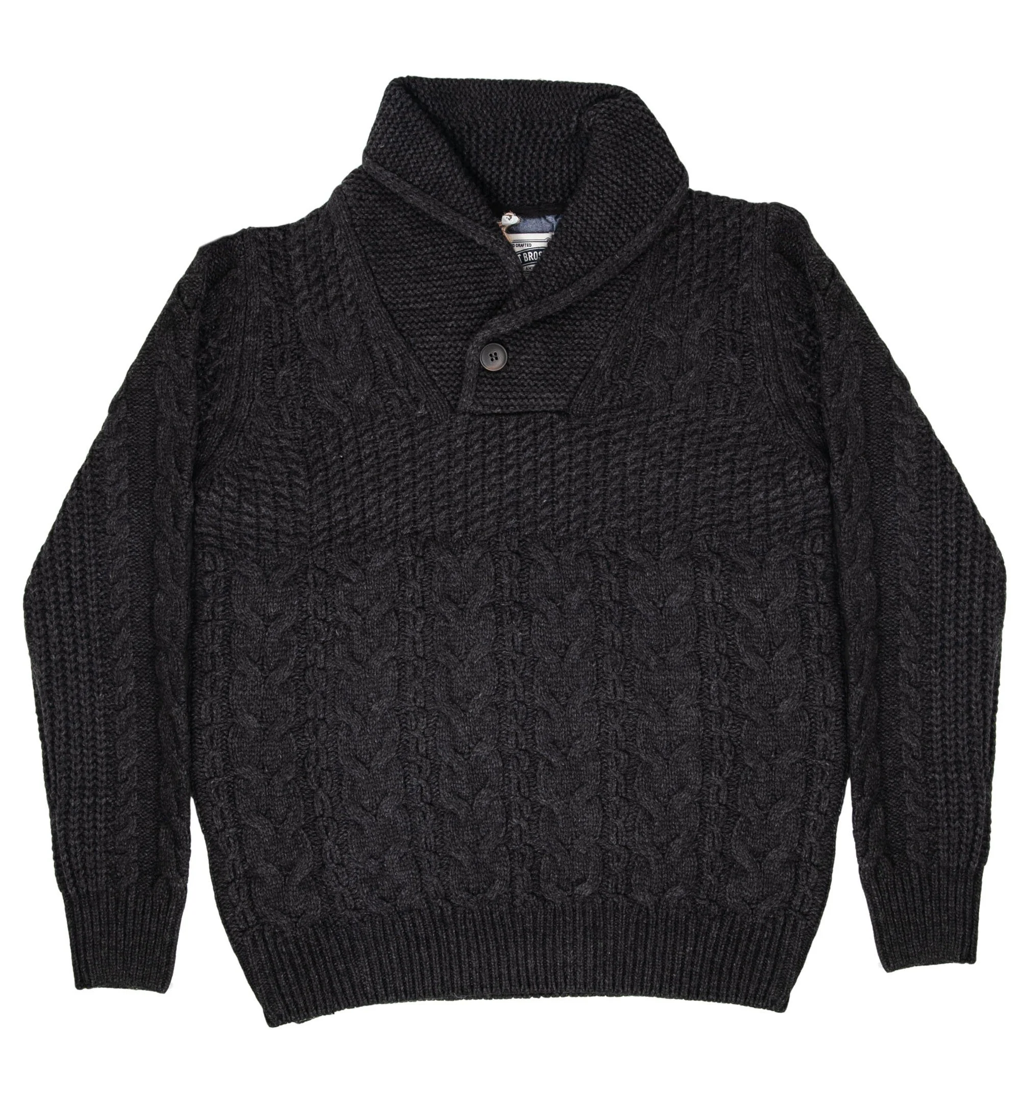 Schott NYC Corp. Men's Pullover Cable Sweater