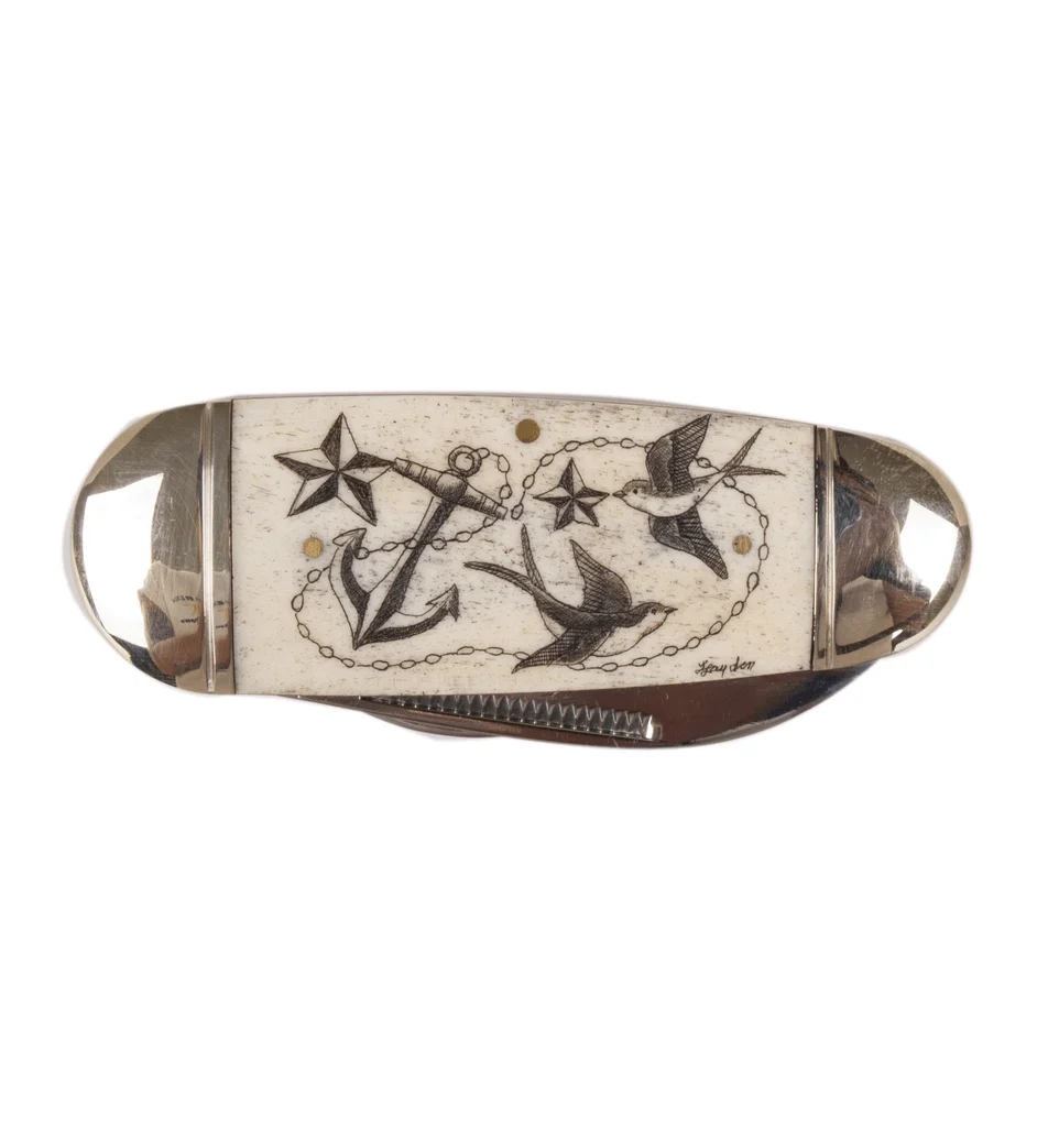 Scrimshaw Baby Sunfish Pocket Knife - Image 2
