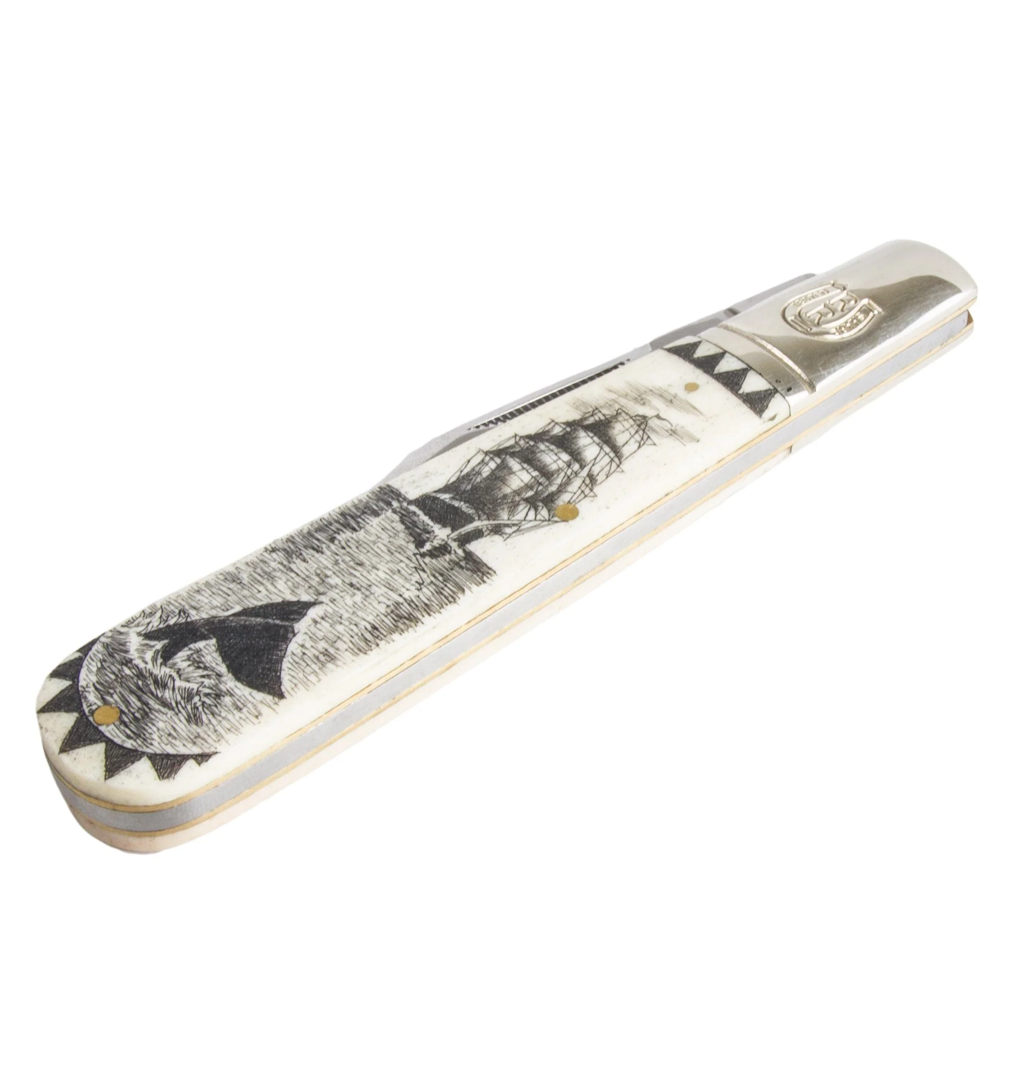 Scrimshaw Design Big Daddy Barlow, Ship + Whale - Image 2