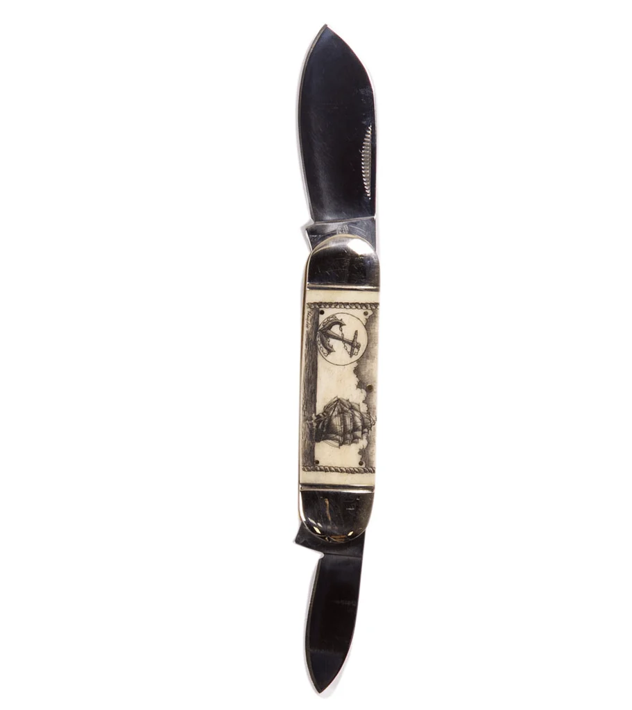 Scrimshaw Pocket Knife - Image 3