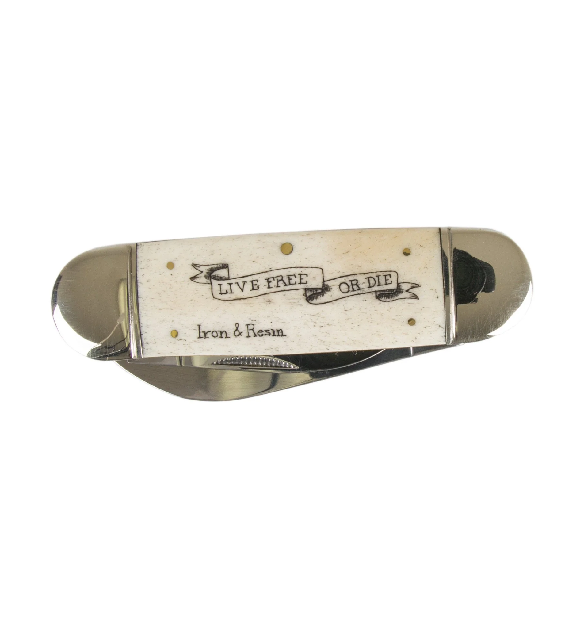 Scrimshaw Sunfish Pocket Knife - Bear - Image 3