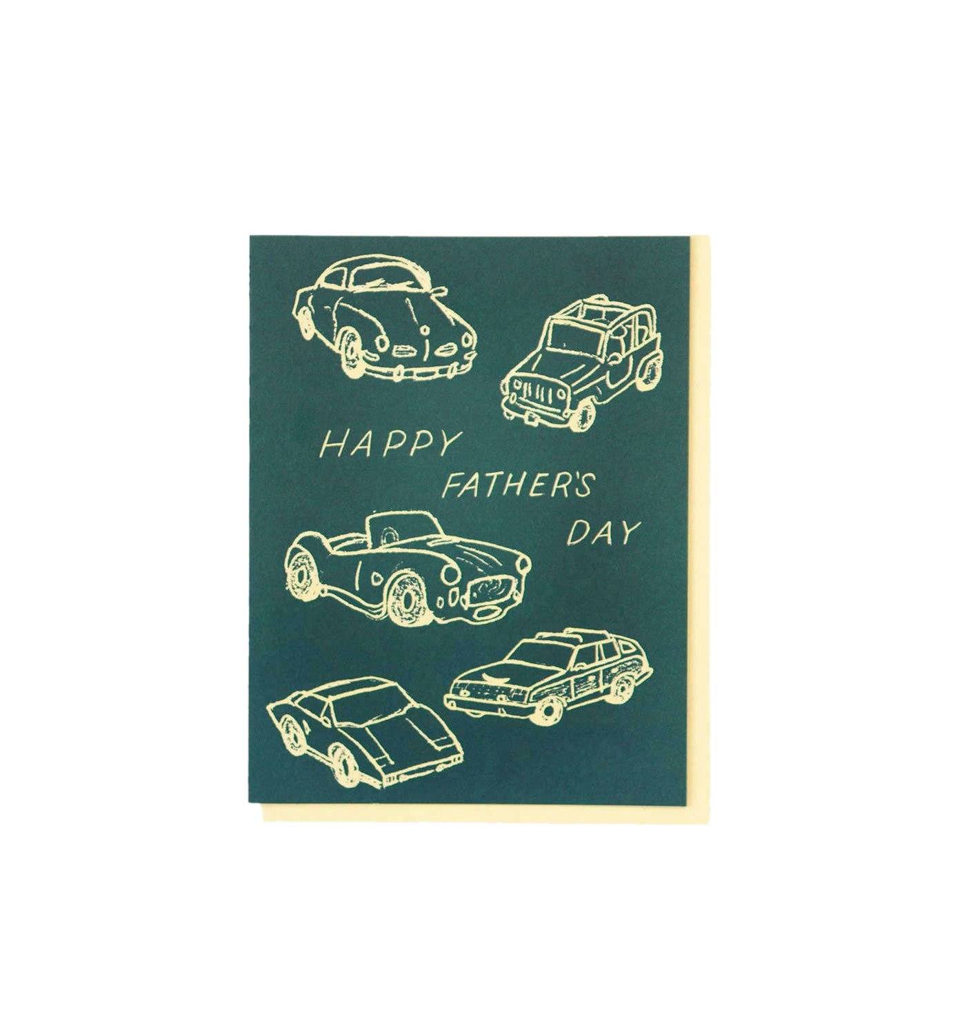 Small Adventure Father's Day Cars Card