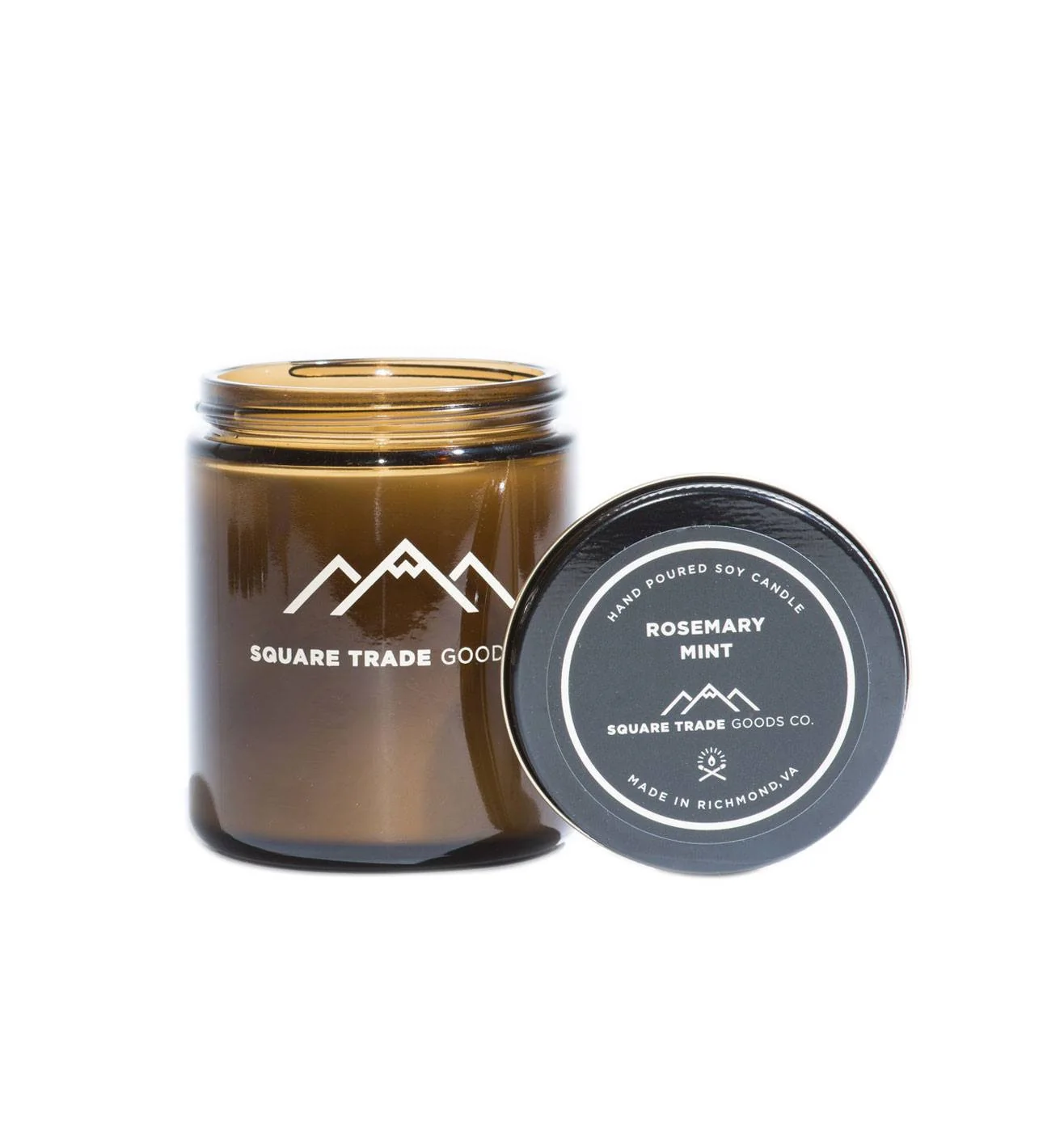 Square Trade Goods Candle - Rosemary Mint