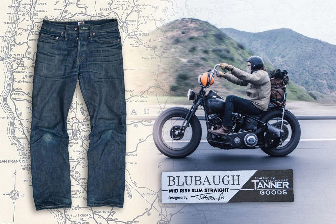Tellason Blubaugh Mid-Rise Slim Straight 16.5 oz Jean - Image 5