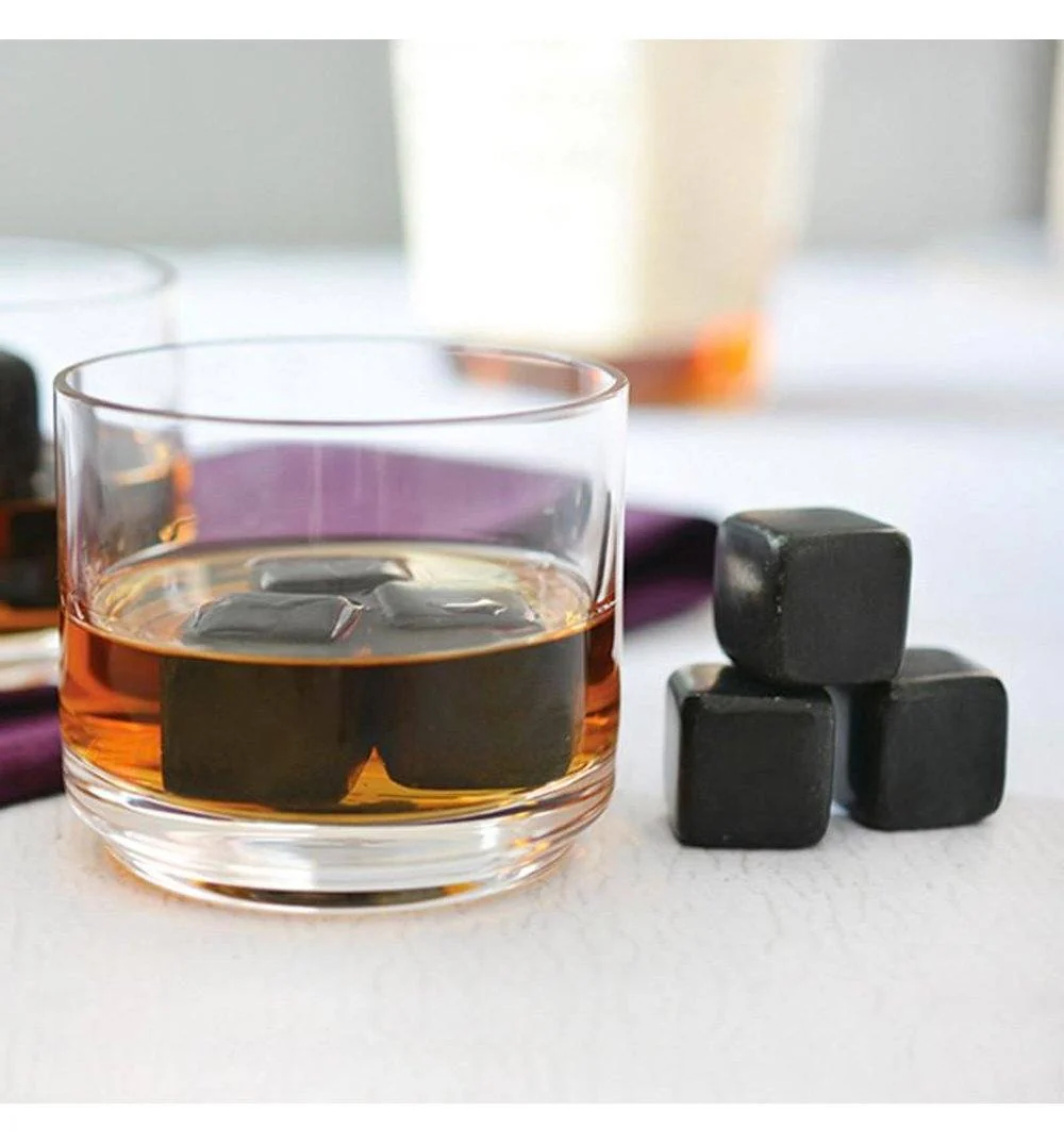 Teroforma Whisky Stones Beverage Cubes BLACK (Set of 9) - Image 3