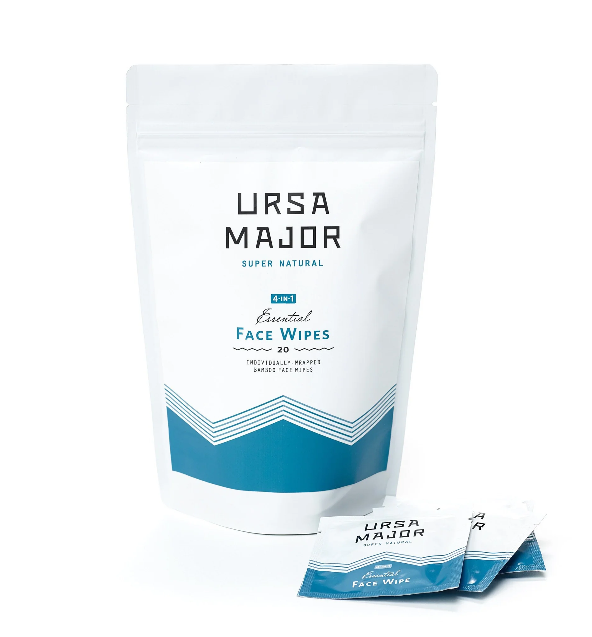 Ursa Major Essential Face Wipes, 20-count