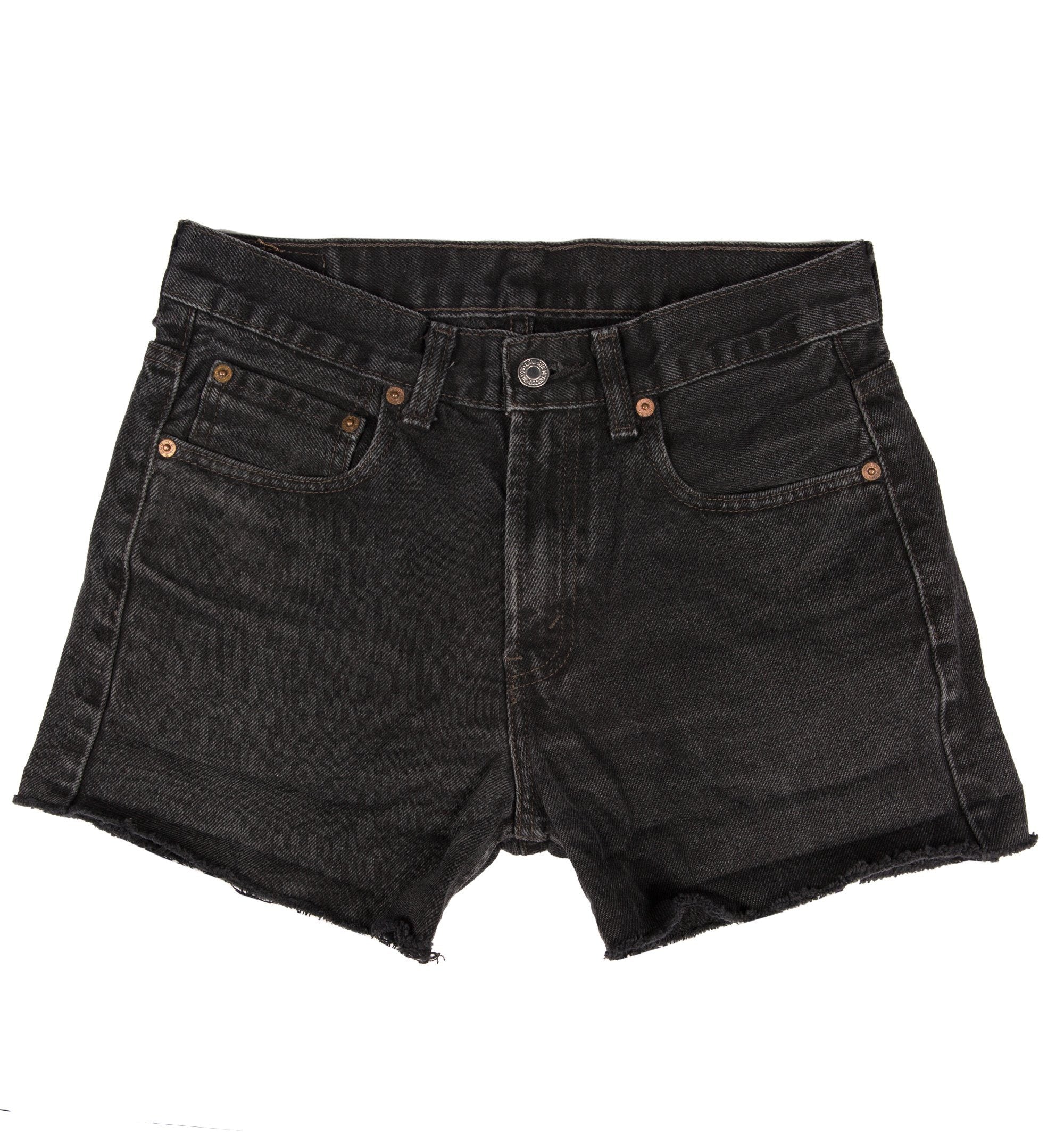 Vintage 550 Black Levis Cutoffs Jeans - Image 4