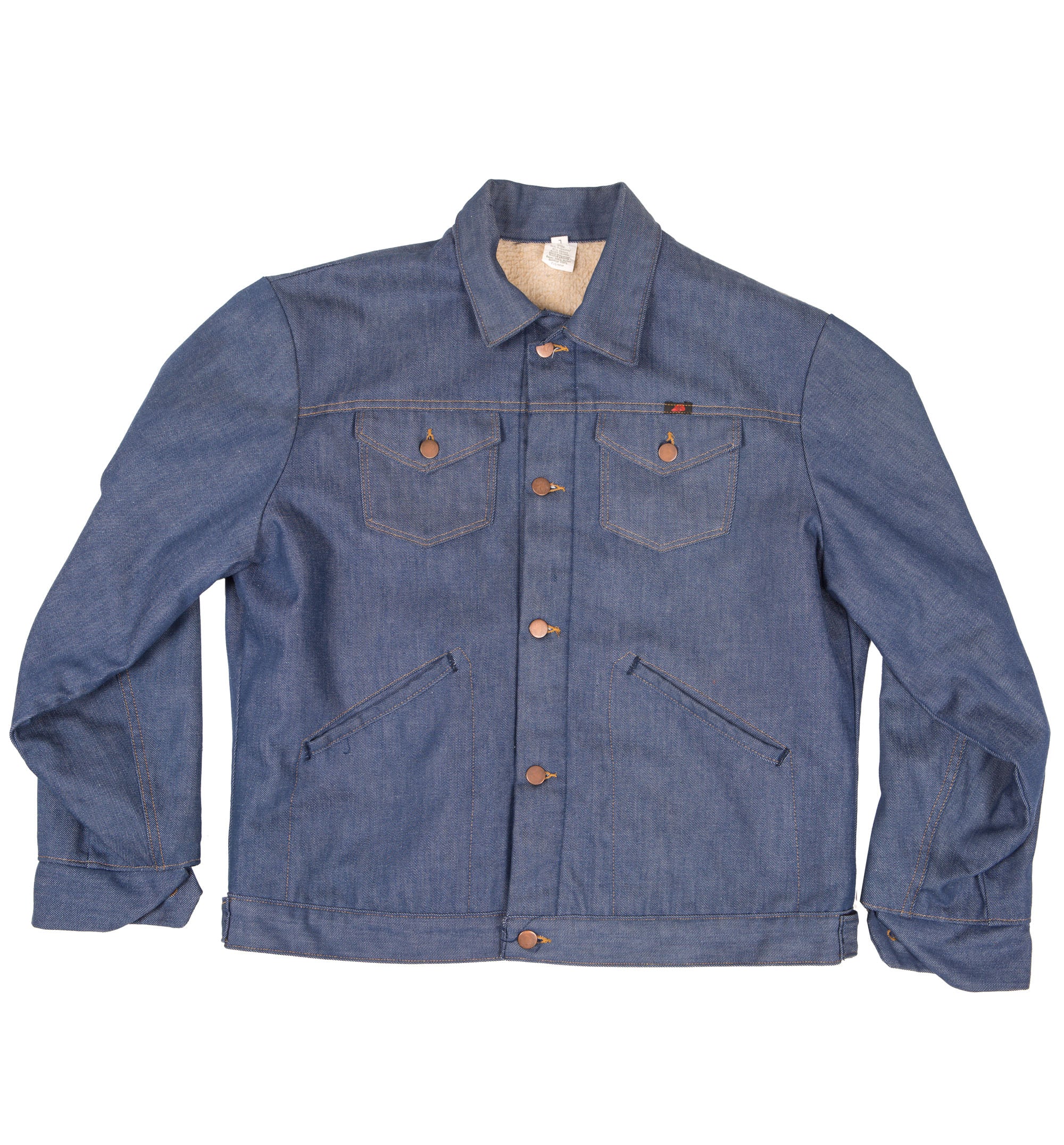 Vintage 60’s Red Cap Denim Jacket