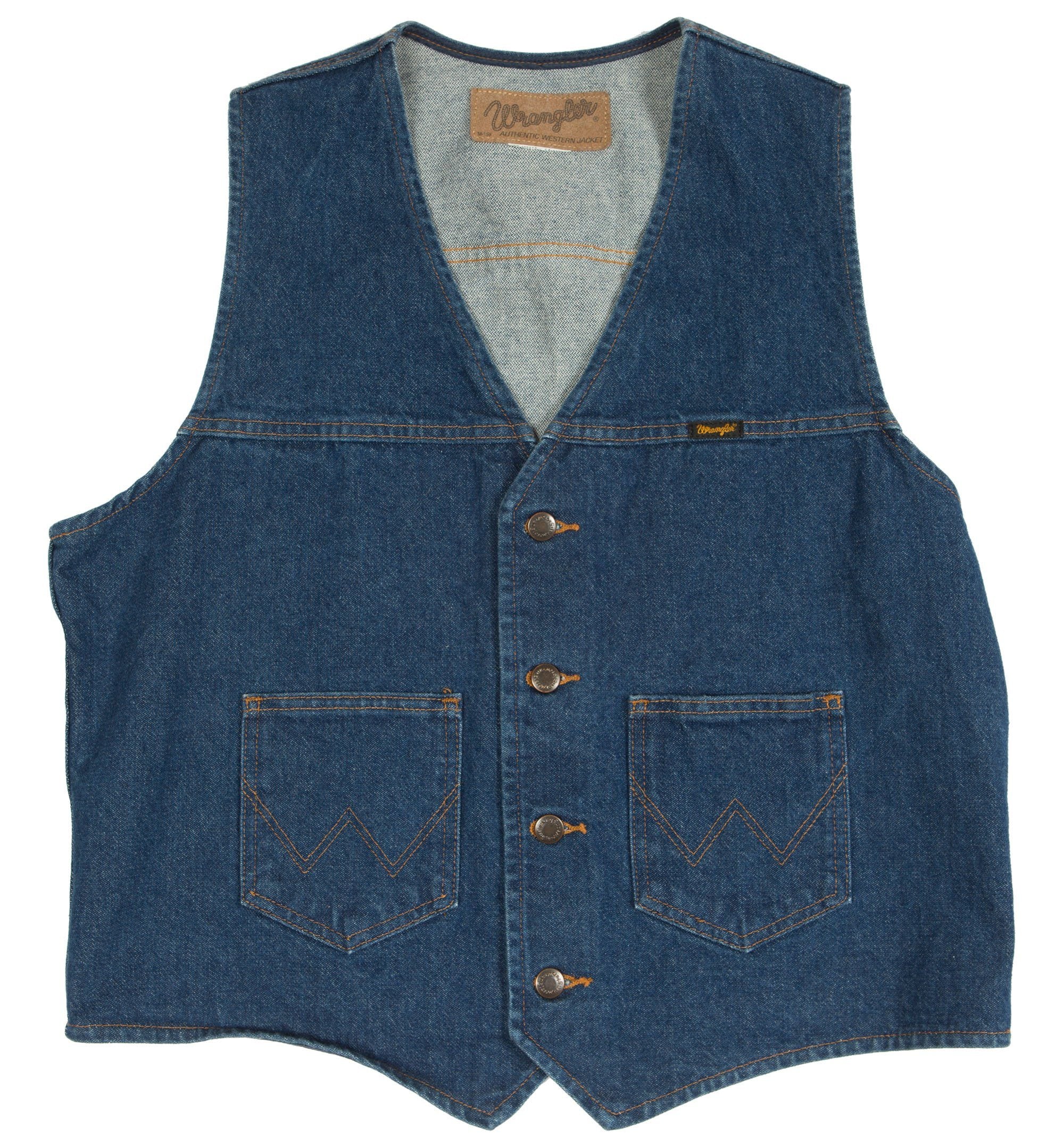 Vintage 80’s Denim Wrangler Vest