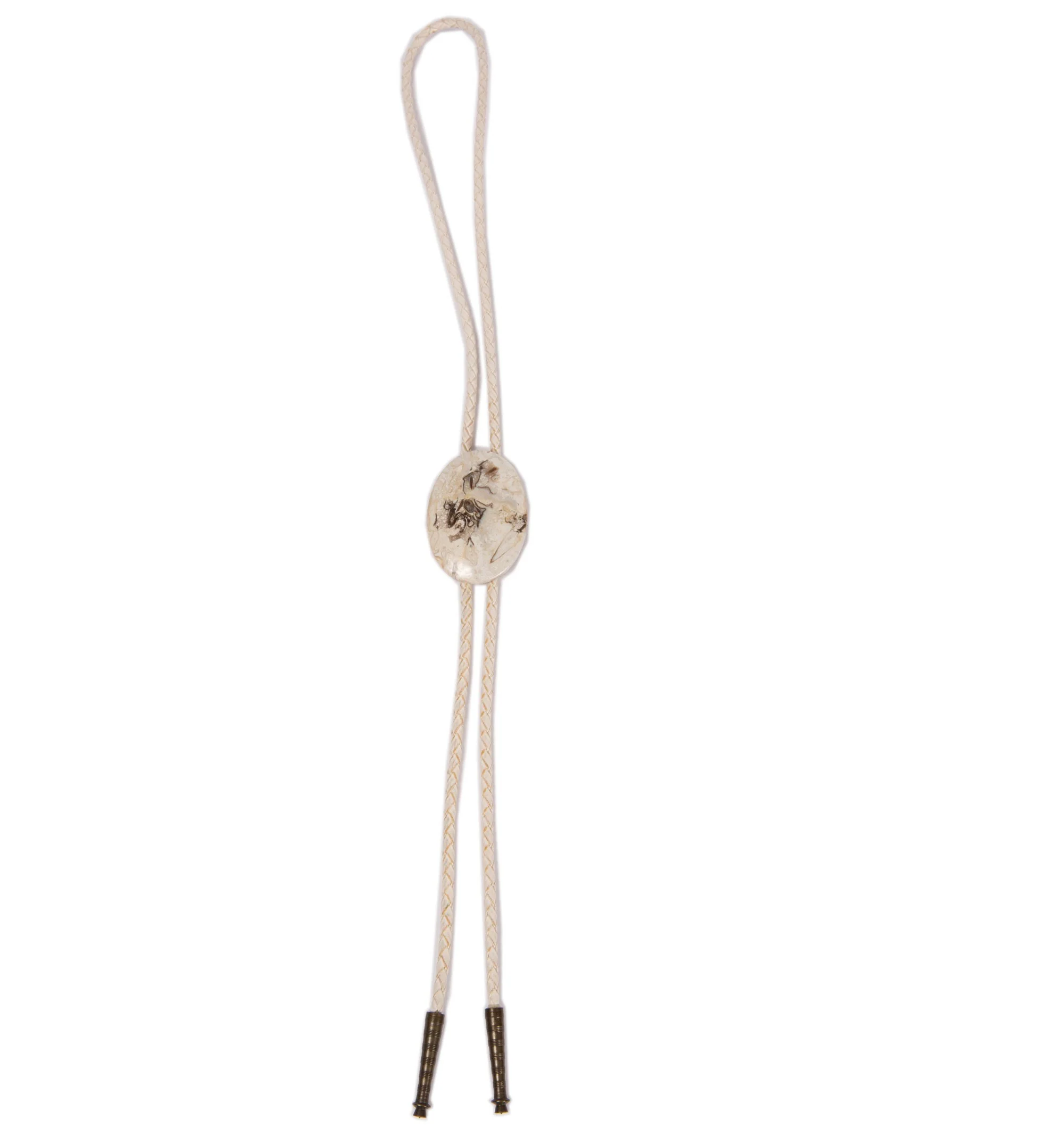 Vintage Bolo Tie w/ White Marble