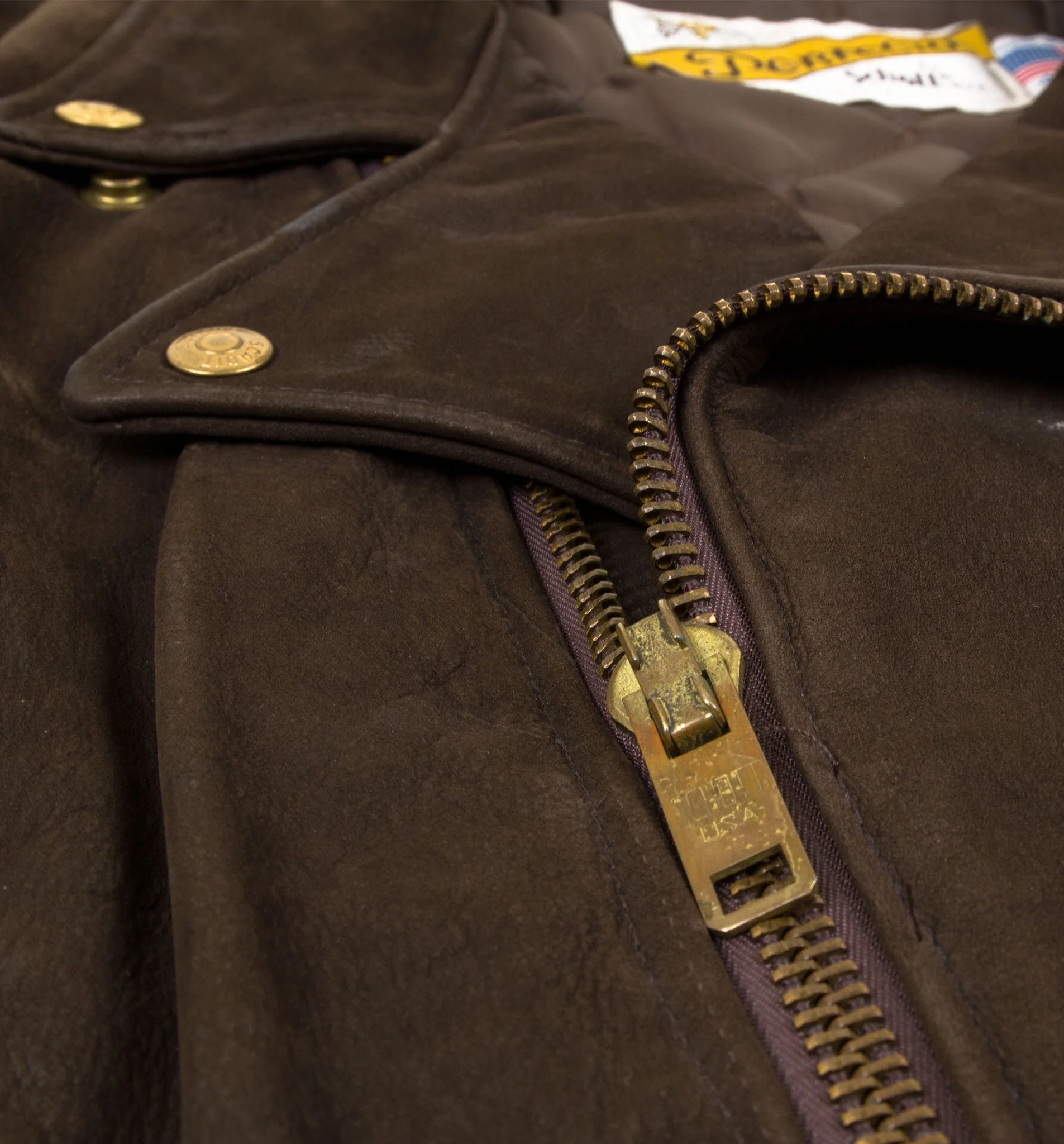 Vintage Brown Schott Perfecto - Image 4