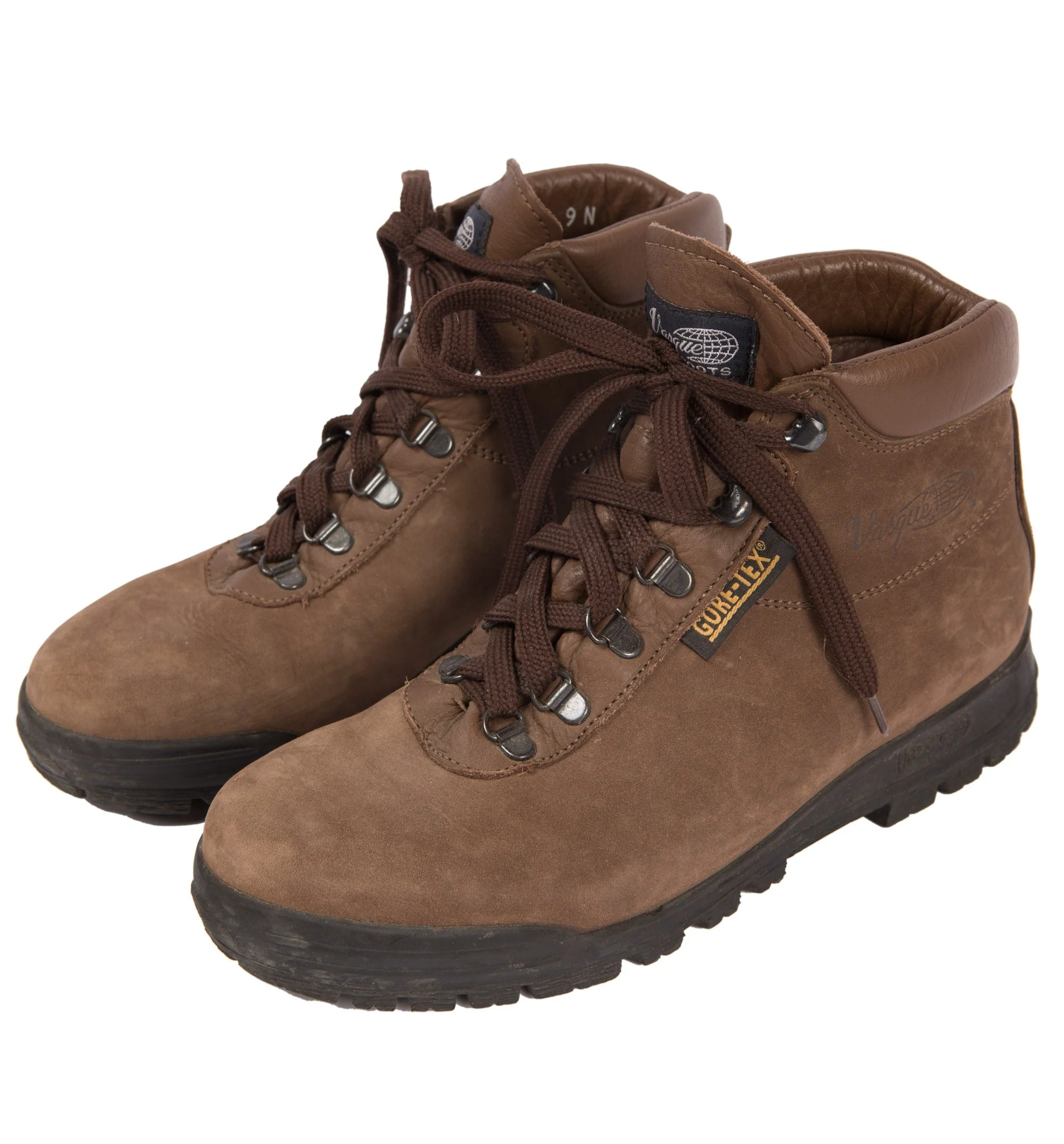 Vintage Brown Vasque Hiking Boots, 9