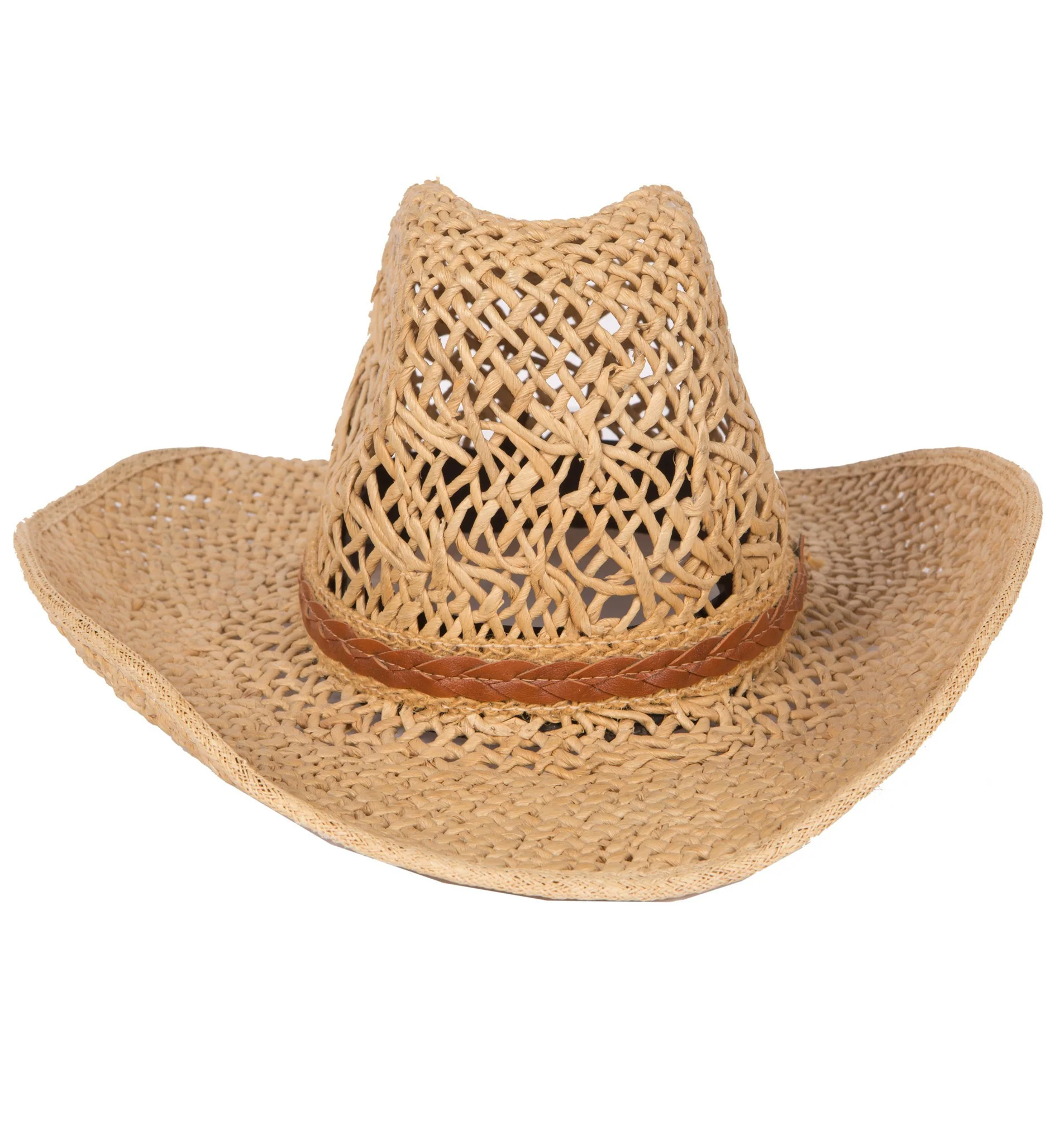 Vintage Eddy Bros California Straw Hat, 6 5/8