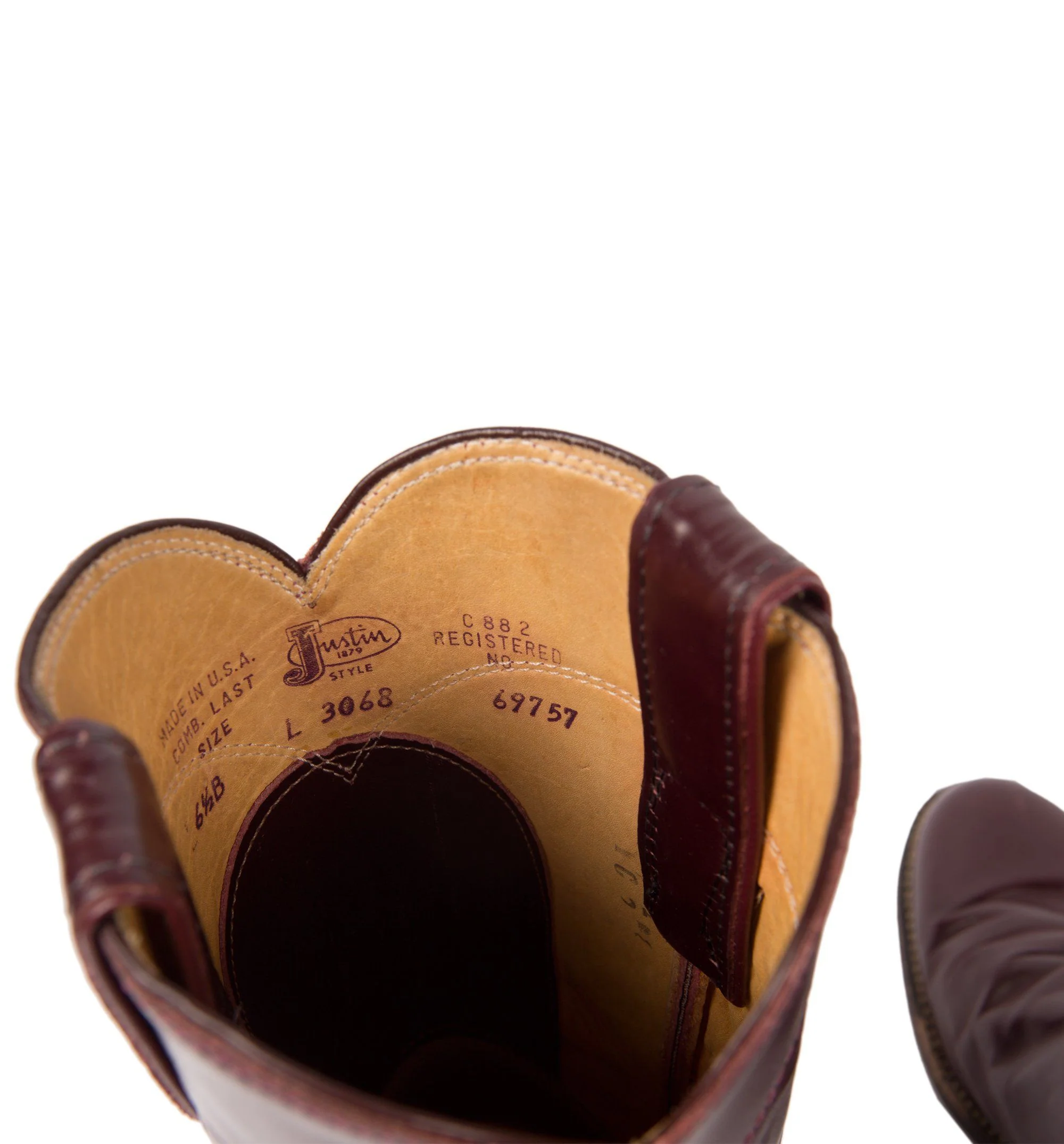 Vintage Leather justin Boots - Image 4