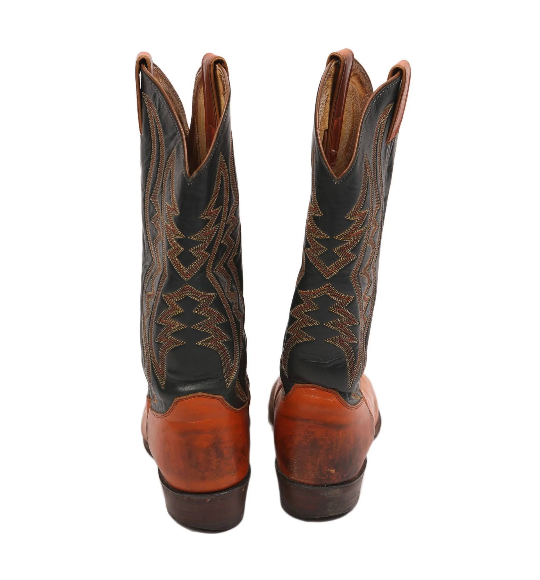 Vintage Leather Justin Boots - Image 3
